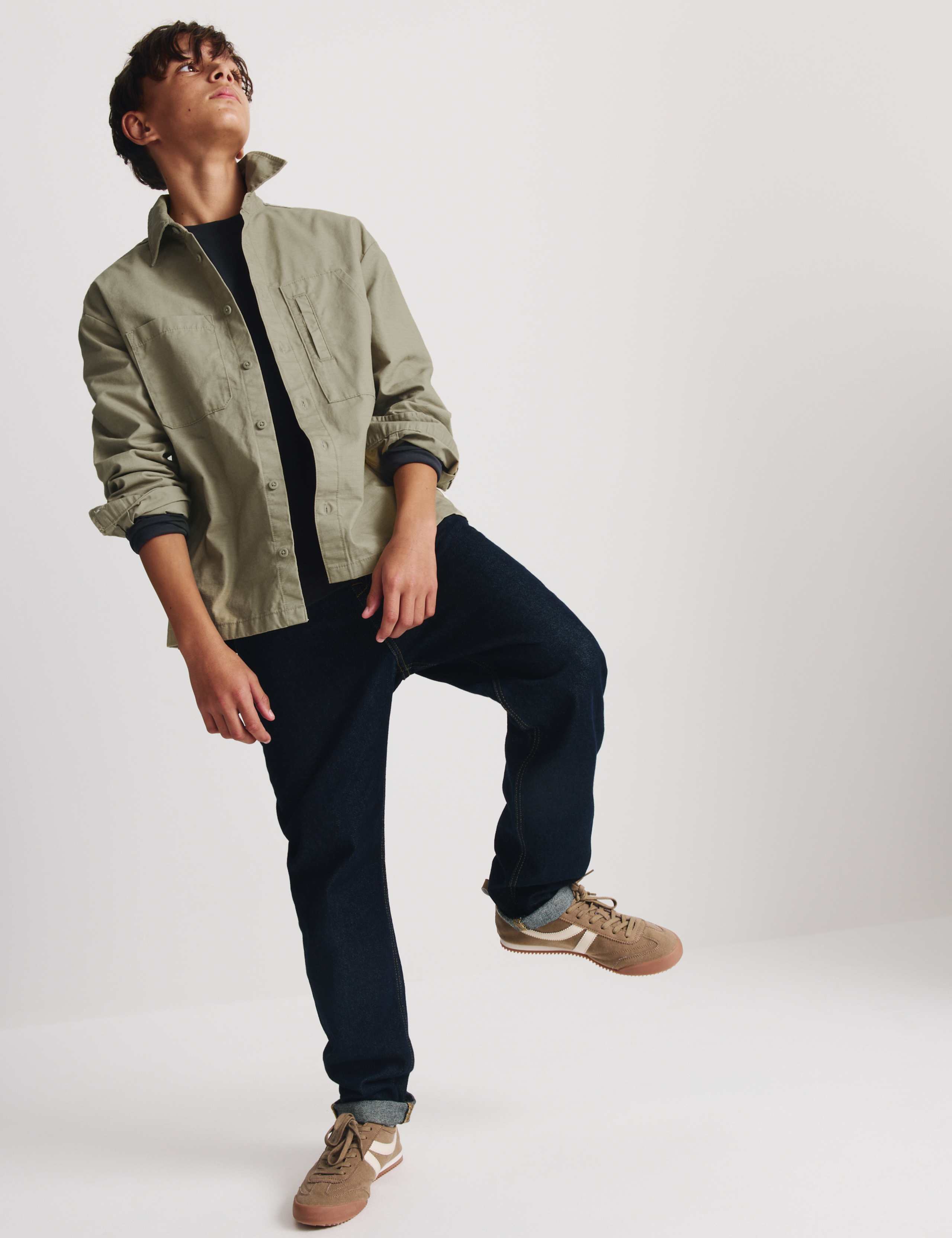 Pure Cotton Ripstop Shirt (6-16 Yrs) 3 of 7