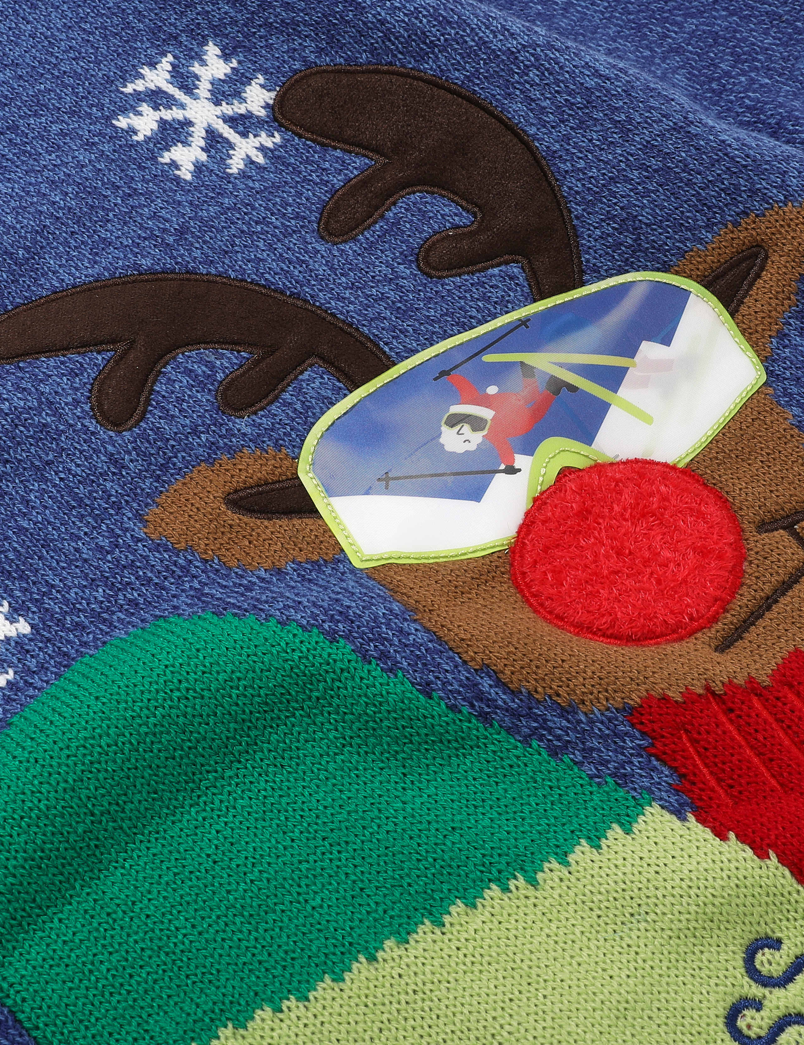 Lenticular Reindeer Christmas Jumper (6-16 Yrs) 4 of 4