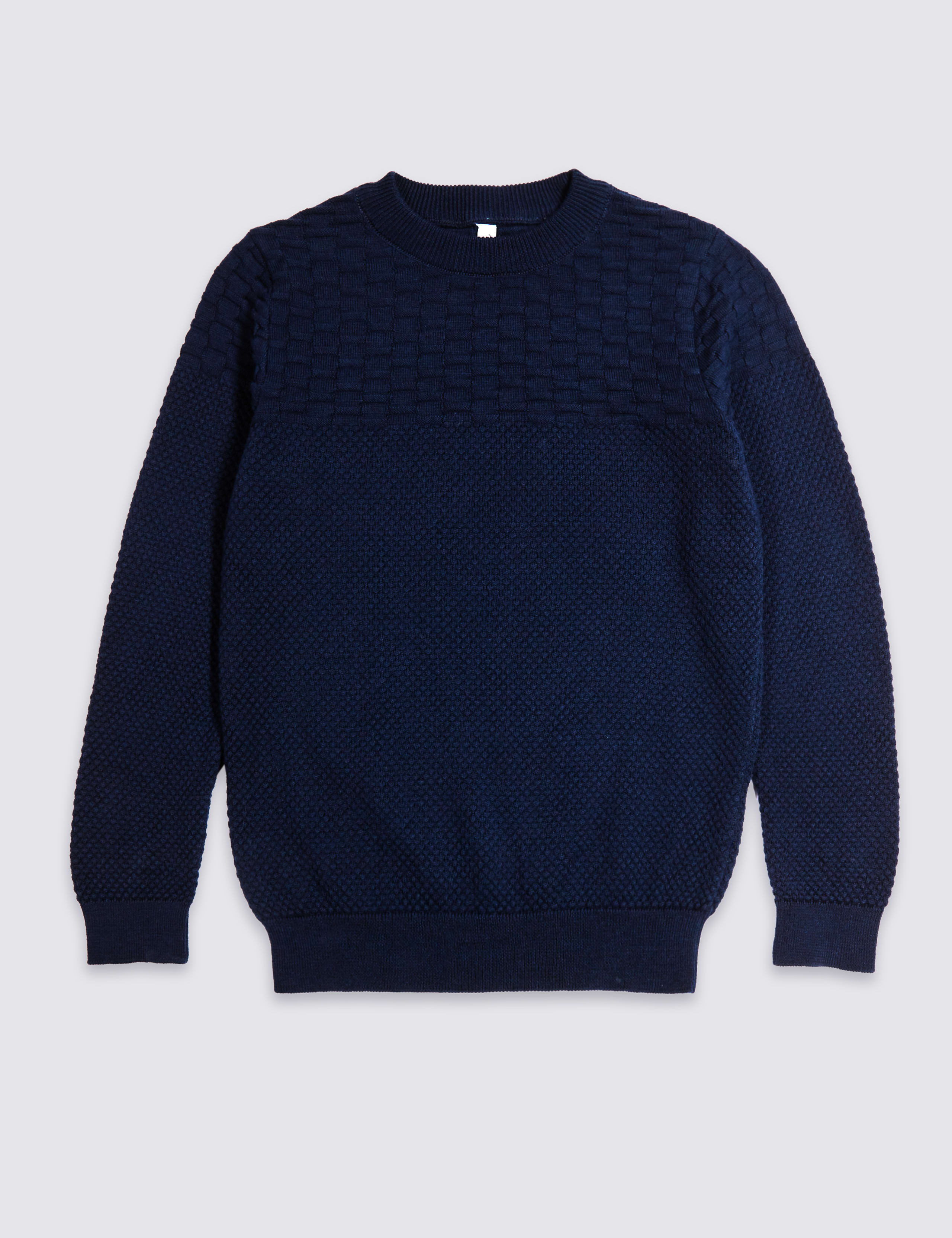 Pure Cotton Knitted Jumper (3-16 Years) 2 of 5