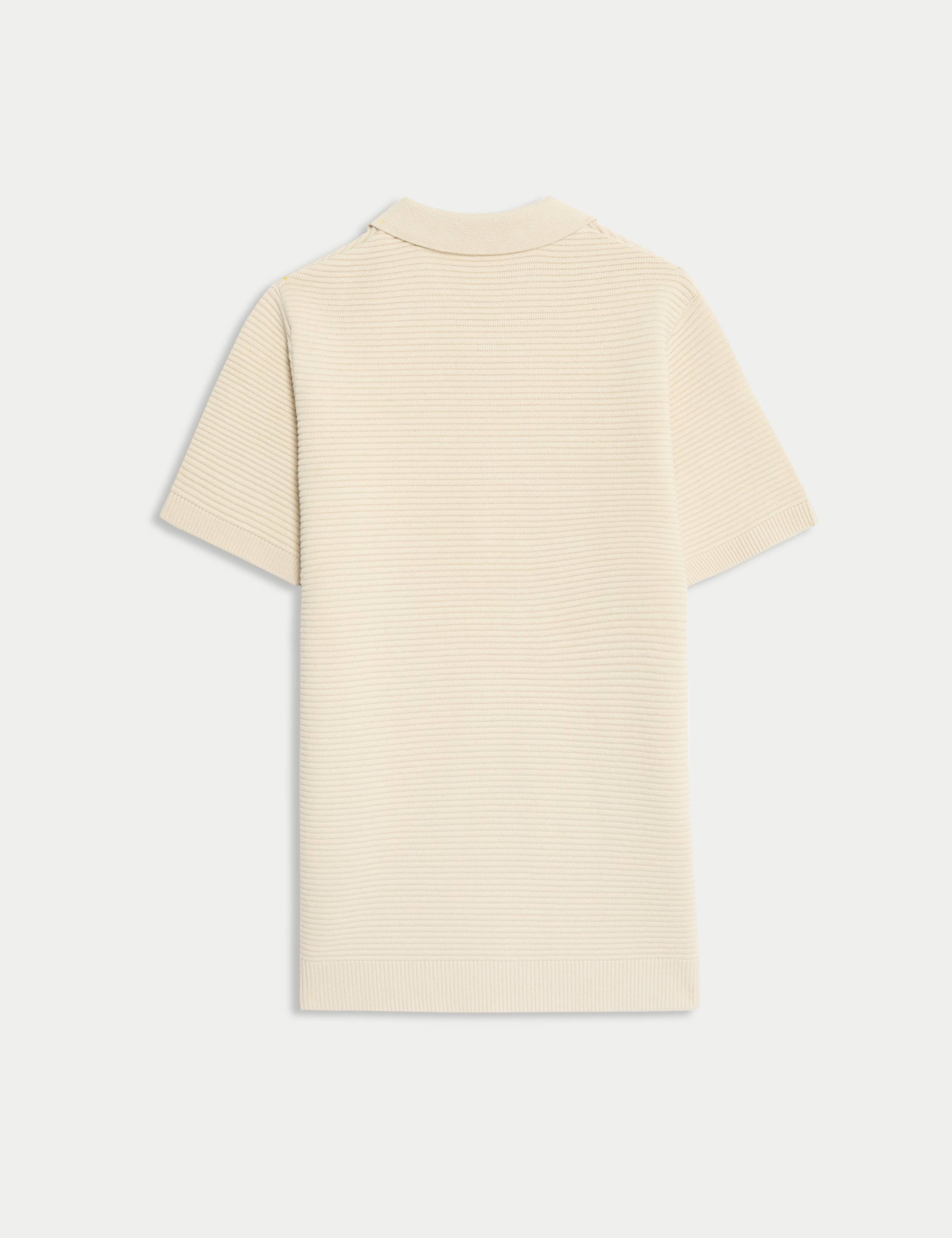 Pure Cotton Knitted Polo Shirt (6-16 Yrs) 2 of 2