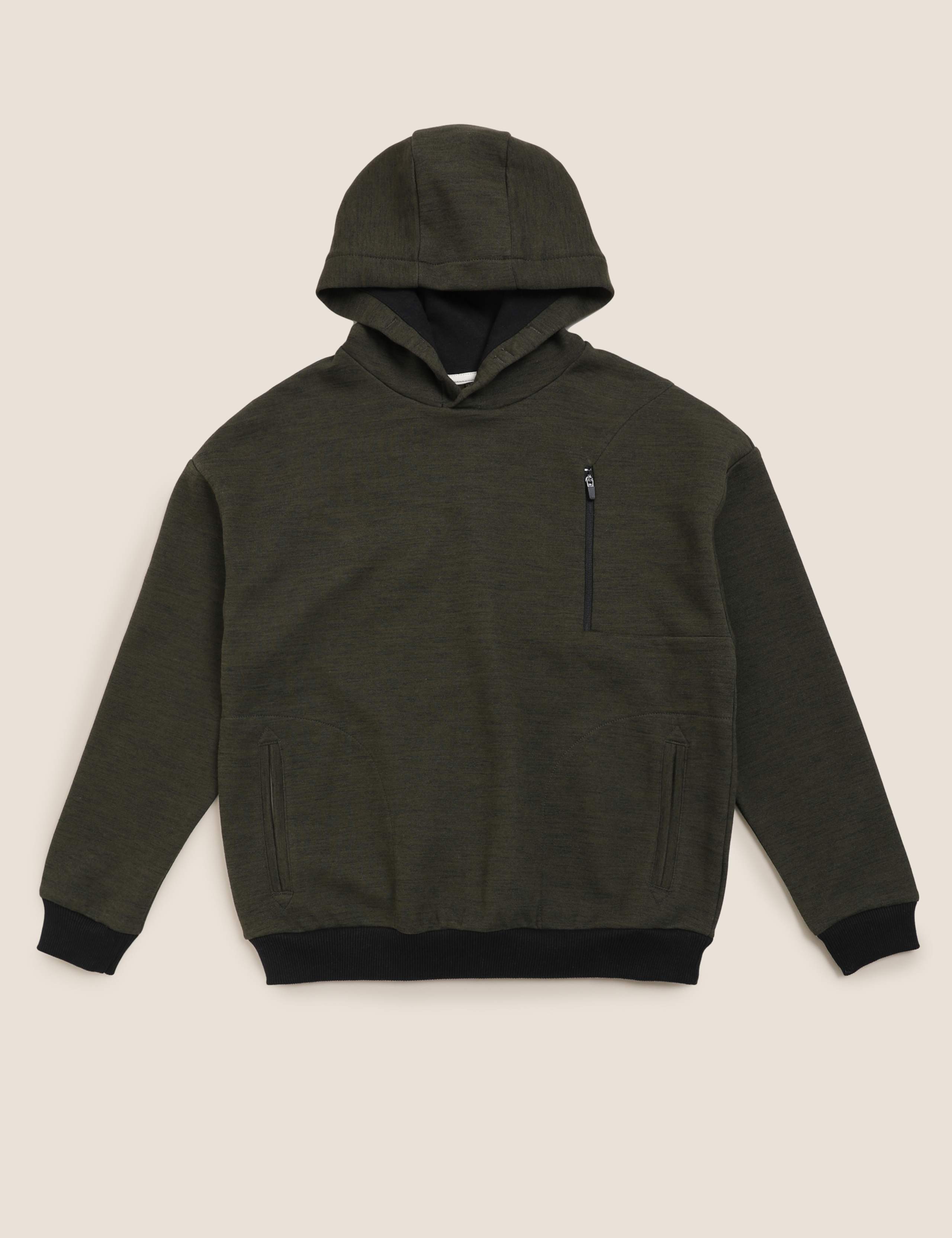 Cotton Rich Borg Lined Hoodie (6-16 Yrs) 2 of 4