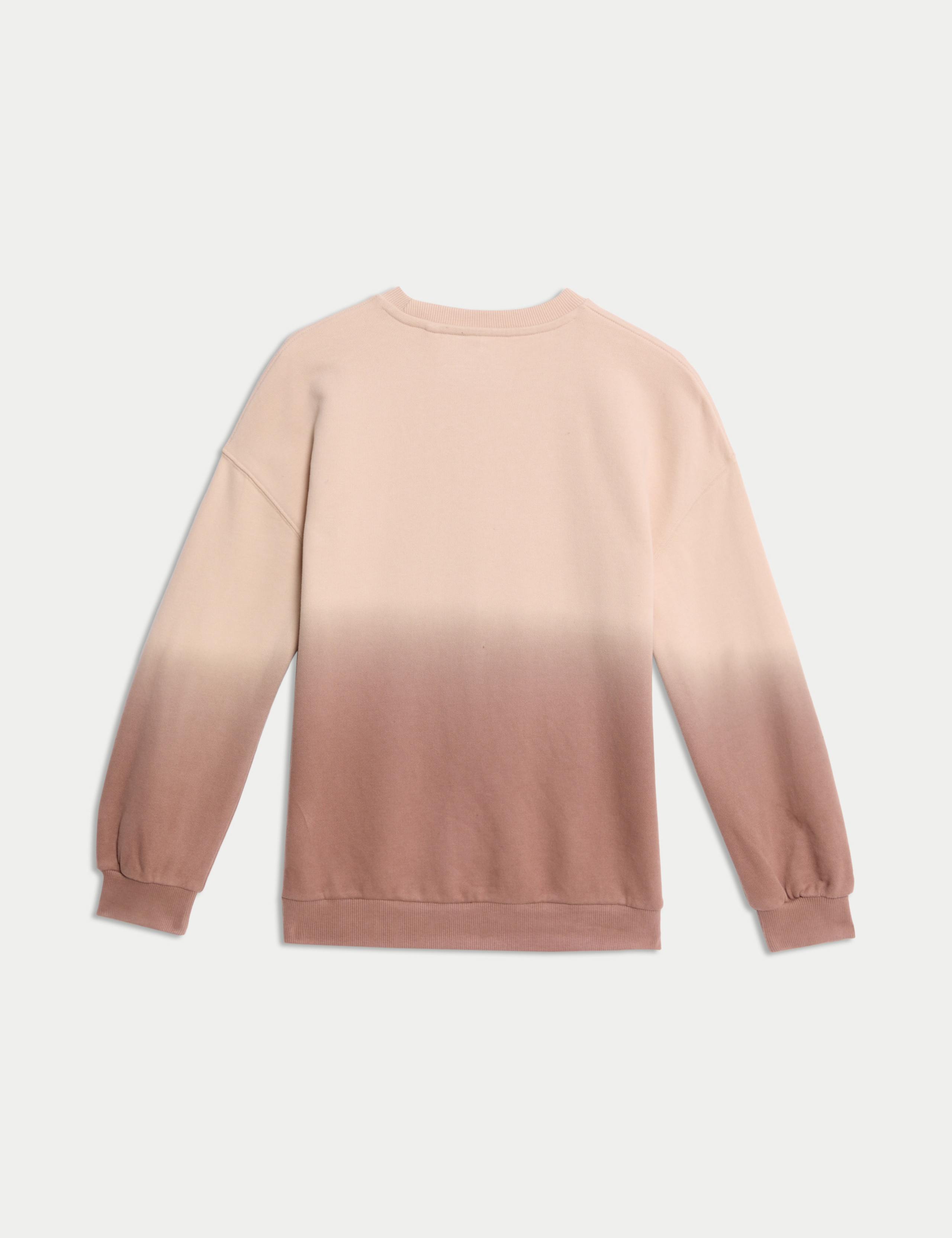 Cotton Rich Ombre Graphic Sweatshirt (6-16 Yrs) 6 of 6