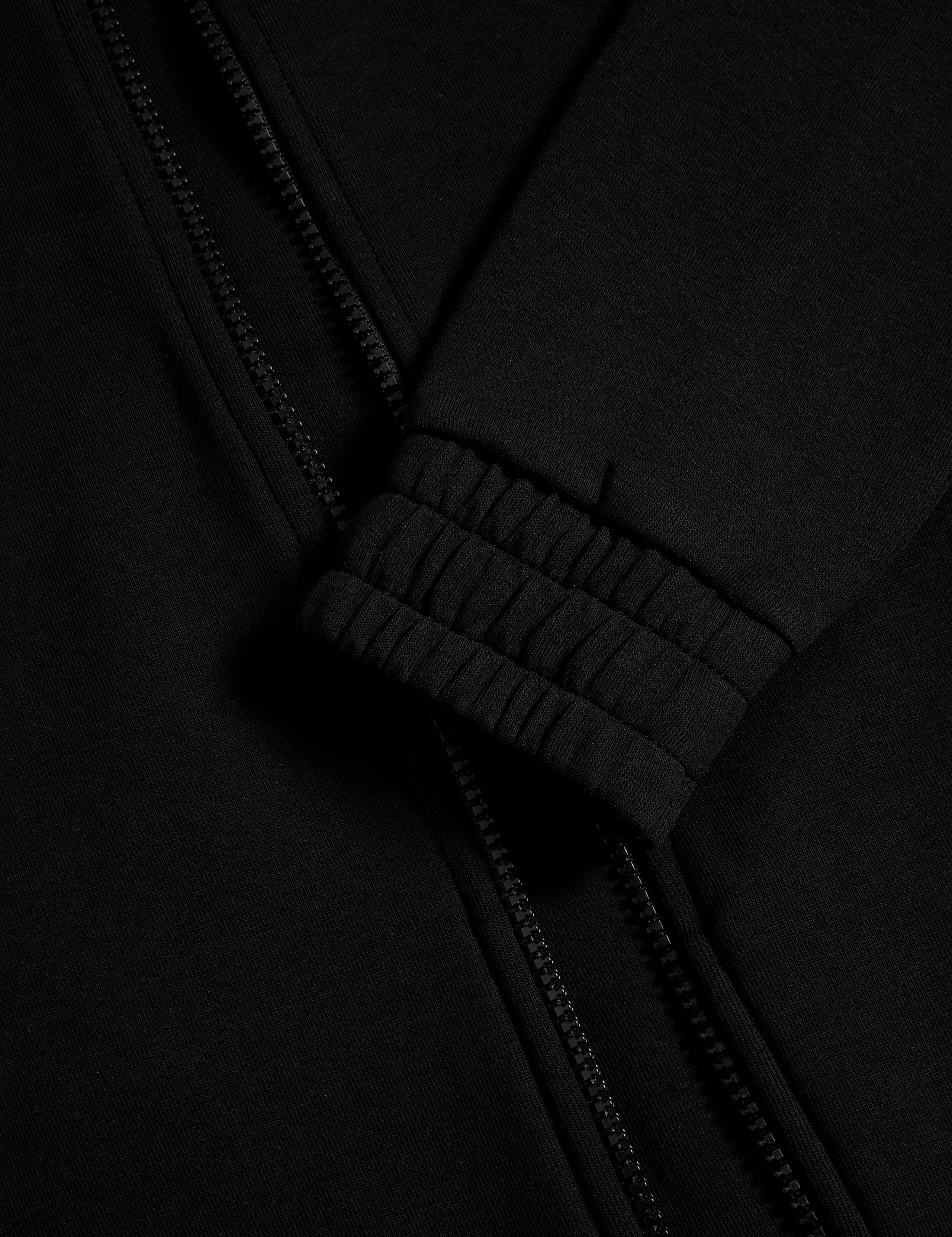 Cotton Rich Zip Through Track Sweatshirt (6-16 Yrs) 5 of 5