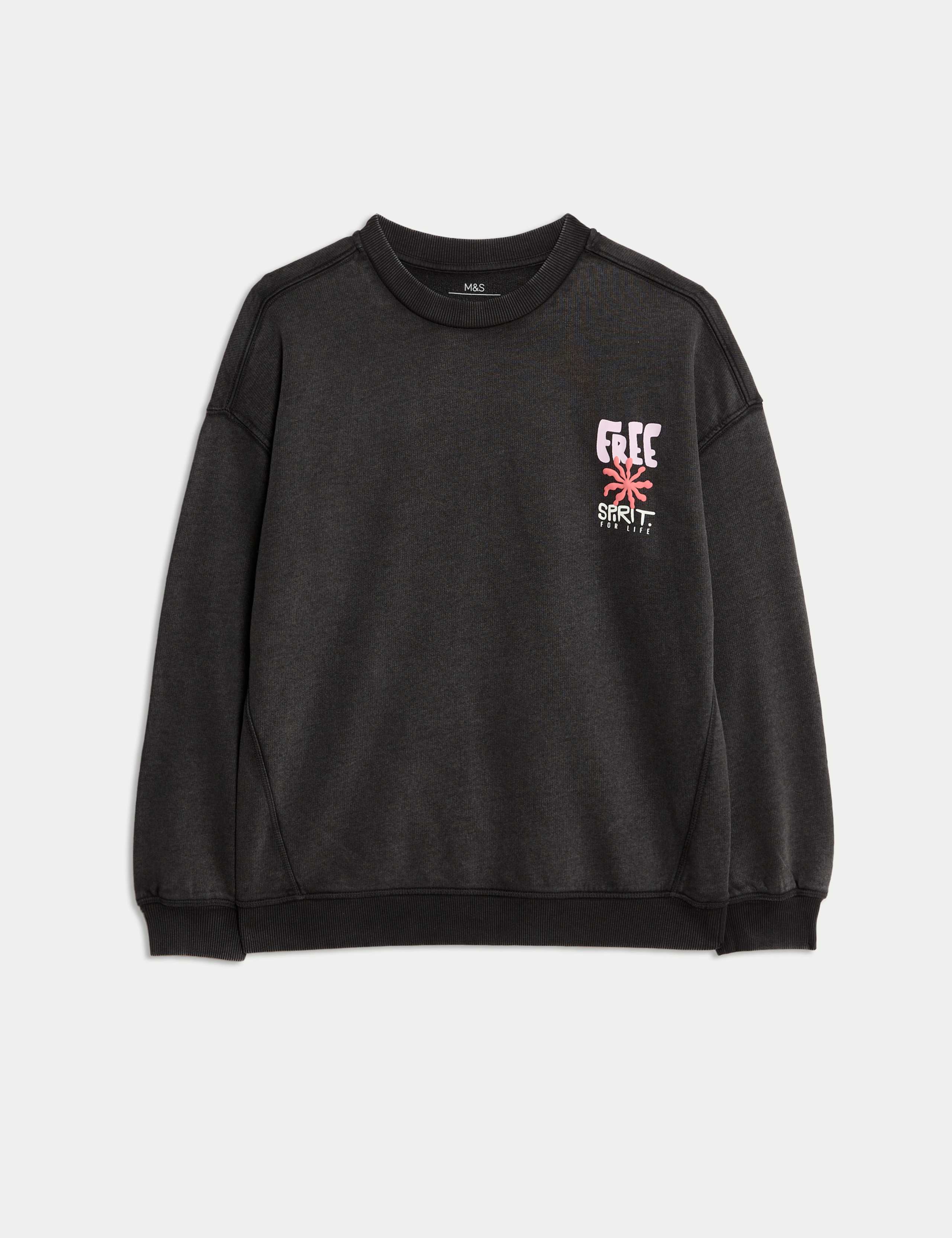 Cotton Rich Graphic Sweatshirt (2-16 Yrs) 2 of 7