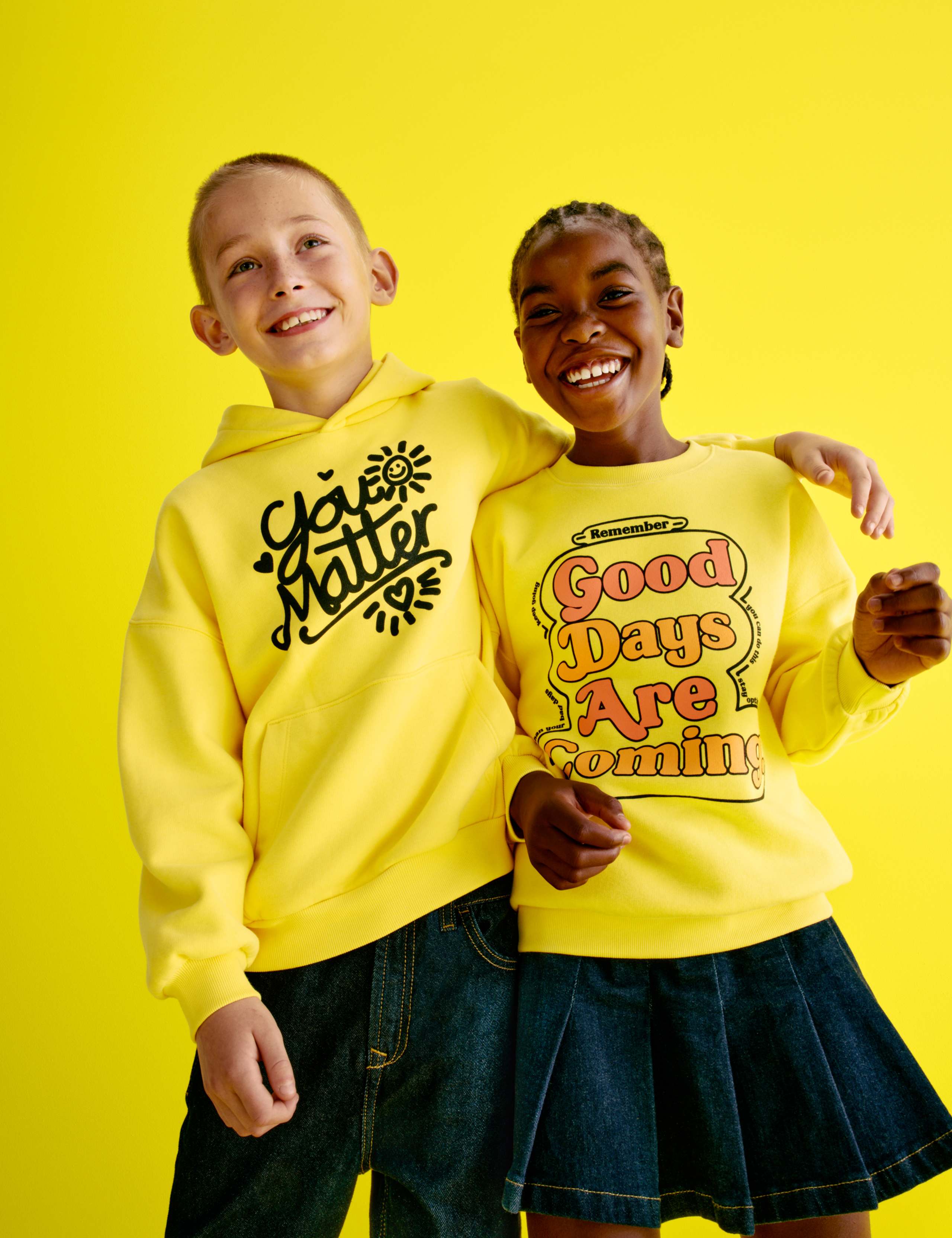 Cotton Rich YoungMinds Good Days Sweatshirt (2-16 Yrs) 3 of 3