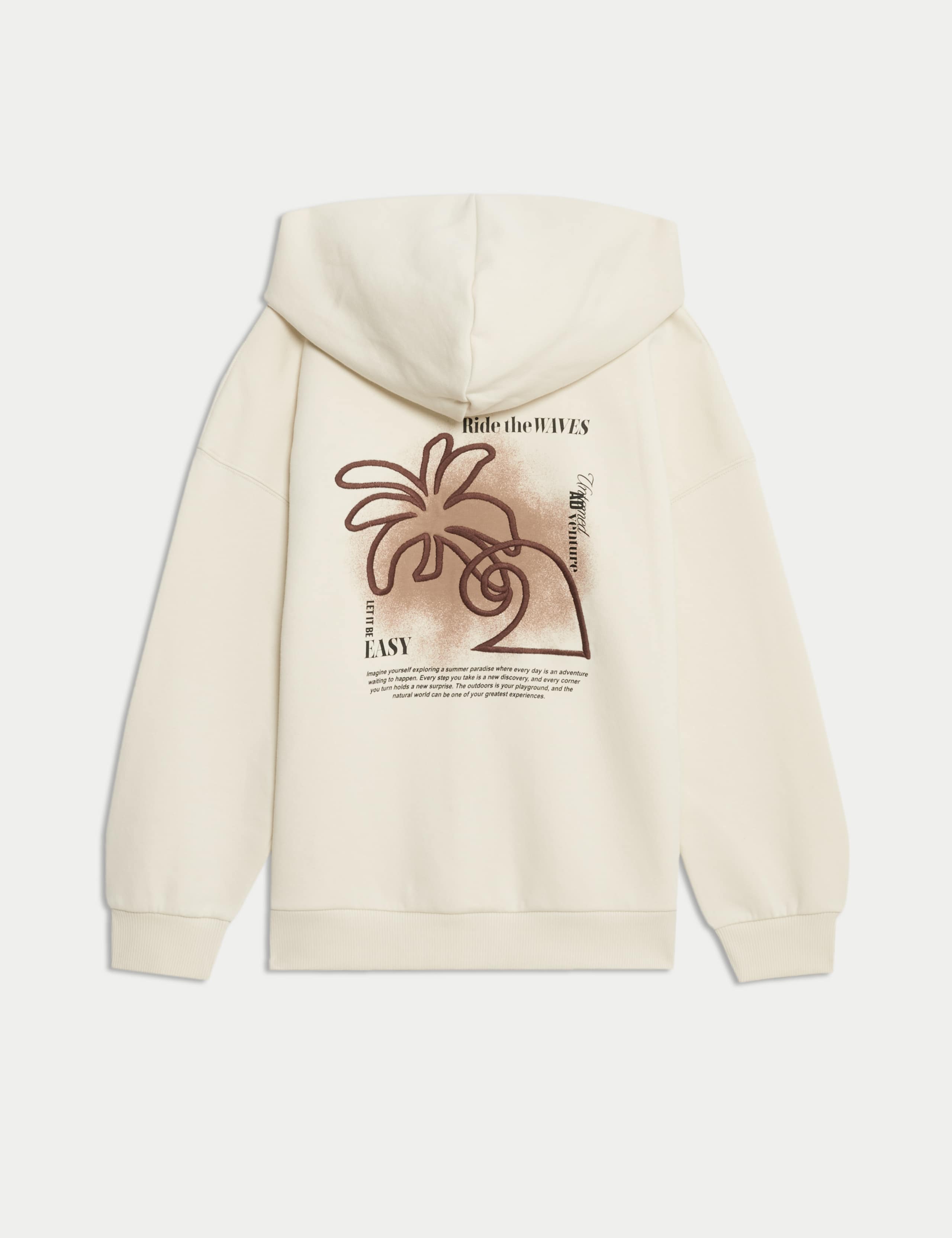 Cotton Rich Printed Zip Hoodie (6-16 Yrs) 7 of 7