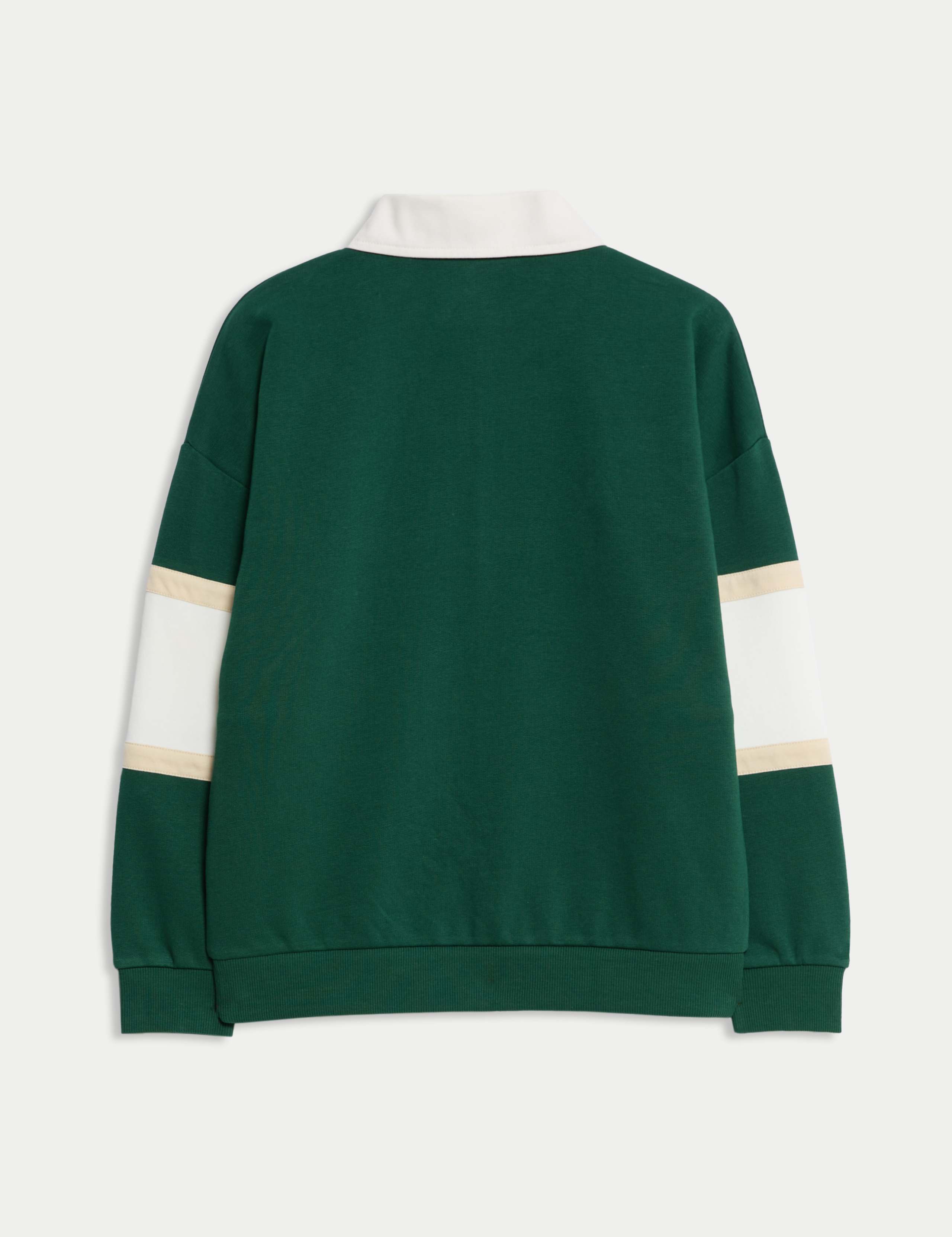 Cotton Rich Colourblock Rugby Sweatshirt (6-16 Yrs) 8 of 8