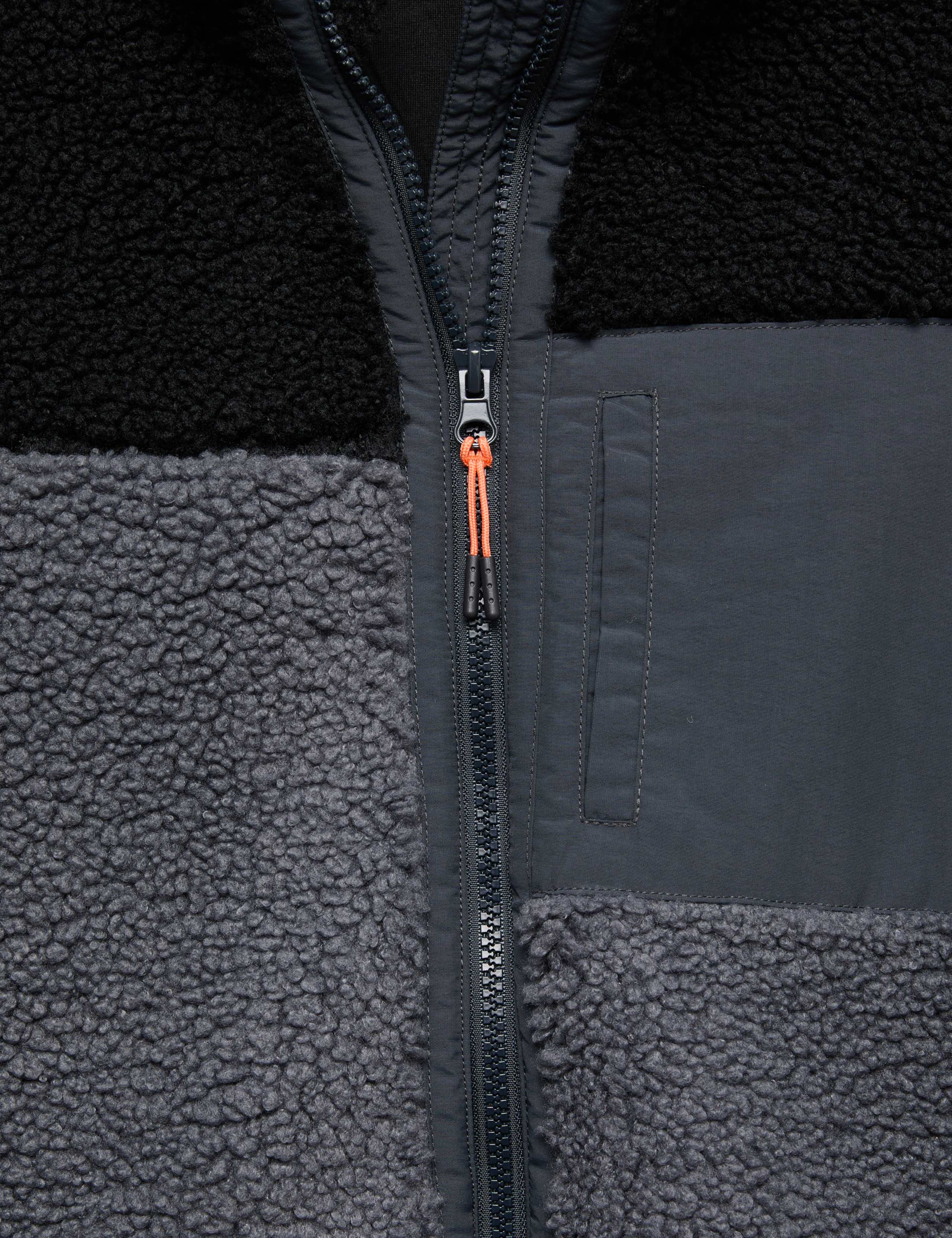 Colour Block Zip Borg Jacket (6-16 Yrs) 3 of 3