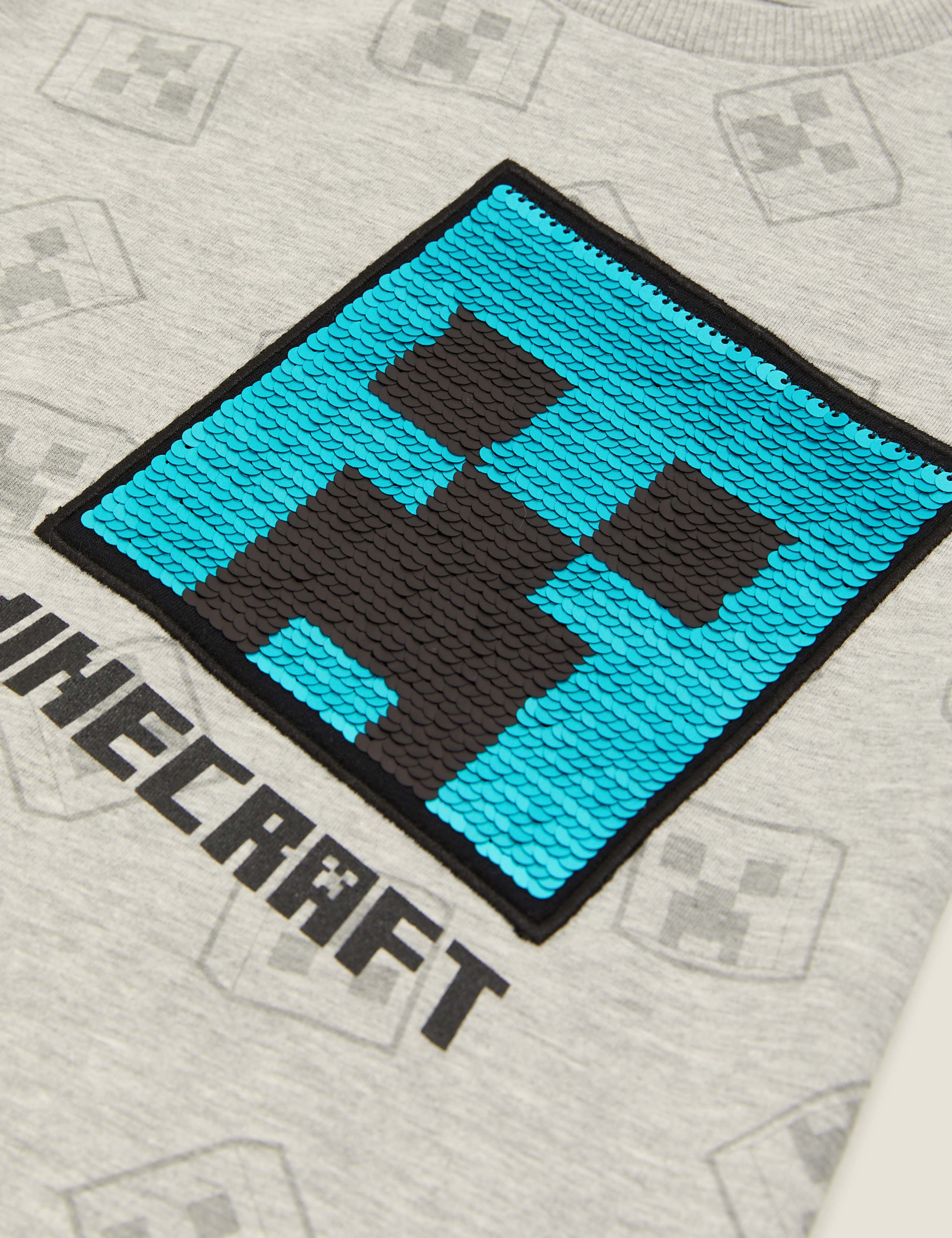 Cotton Minecraft™ T-Shirt (6-16 Yrs) 5 of 6
