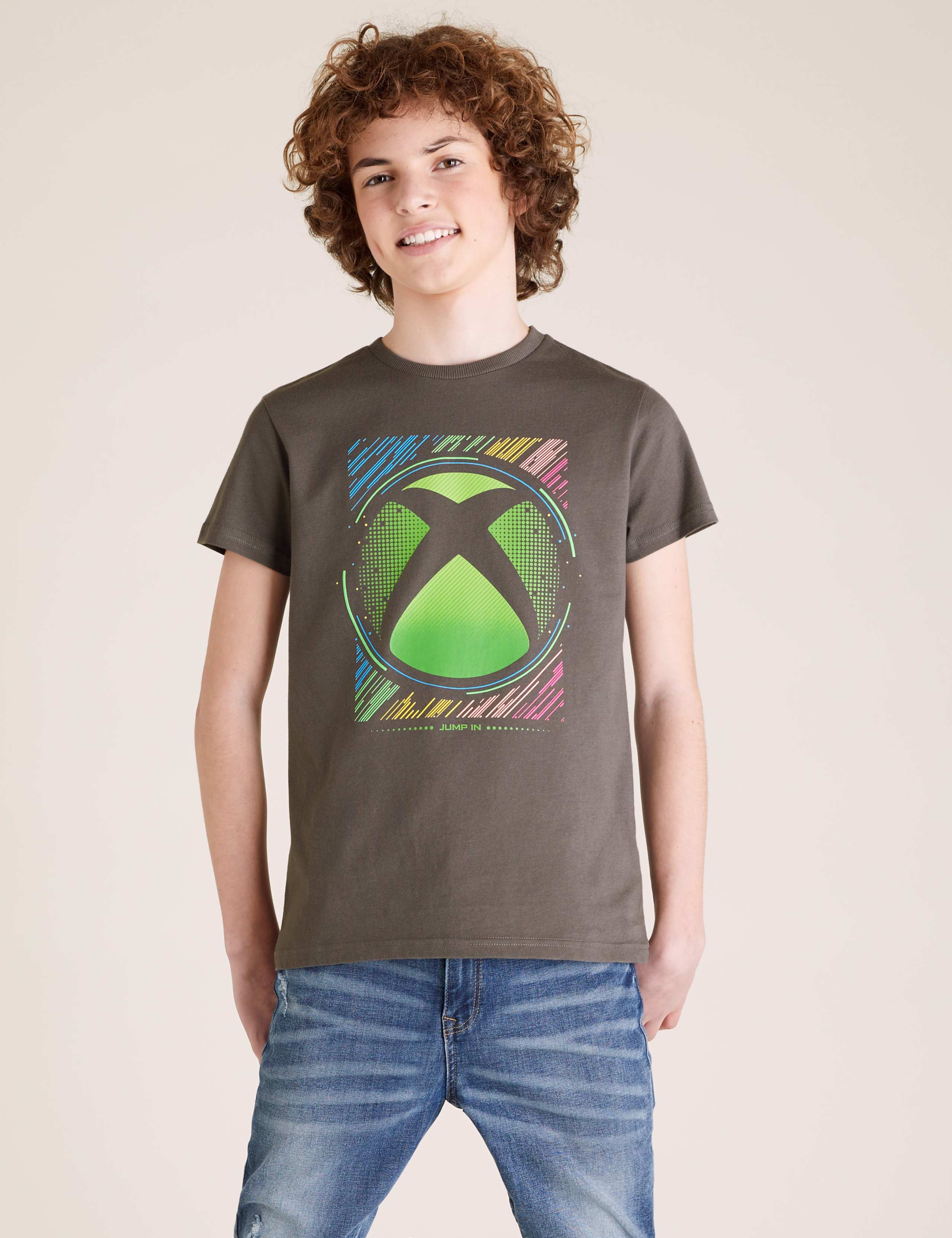 Pure Cotton Xbox Patterned T-Shirt (6-16 Yrs) 1 of 5