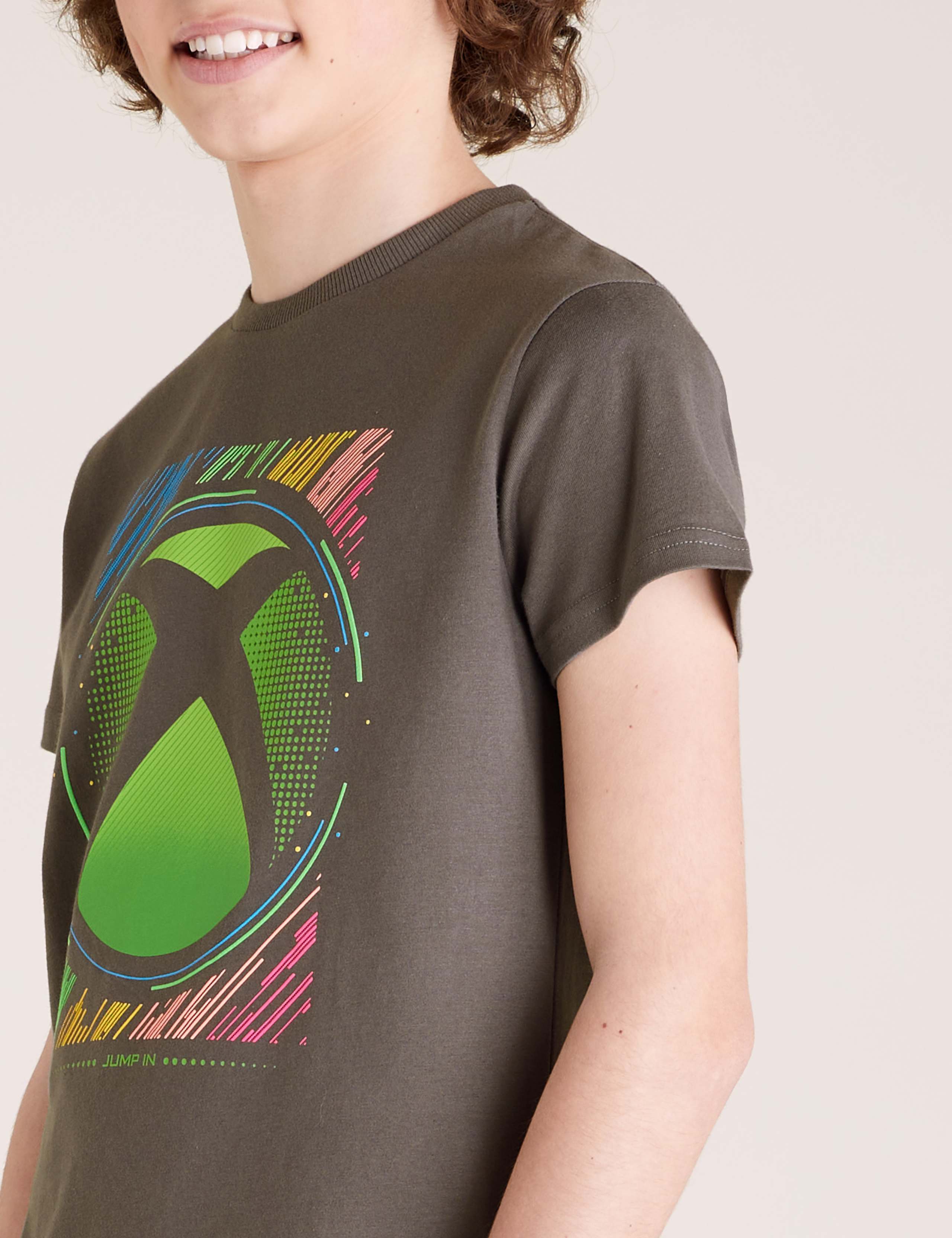 Pure Cotton Xbox Patterned T-Shirt (6-16 Yrs) 3 of 5