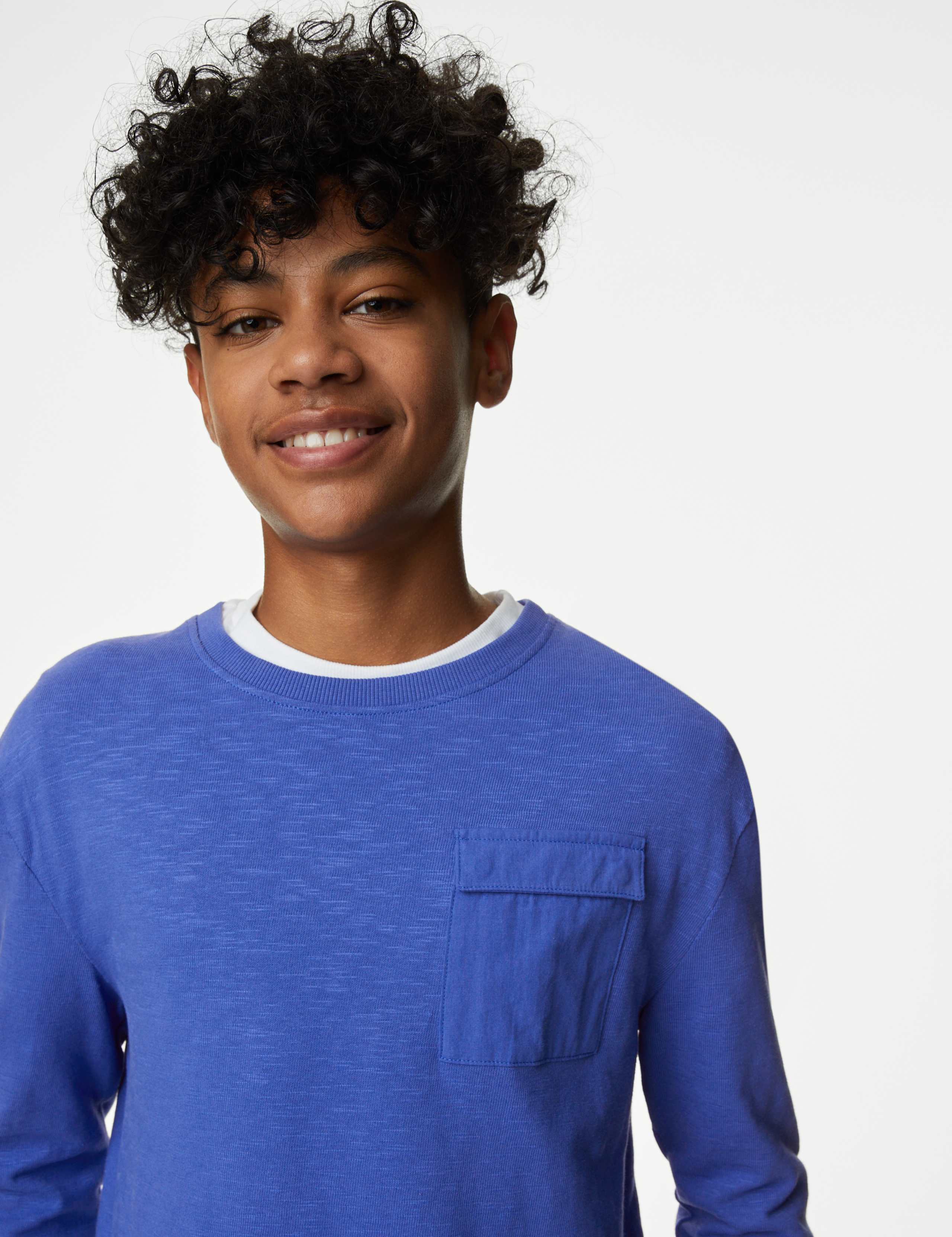 Pure Cotton Textured Top (6-16 Yrs) 3 of 4