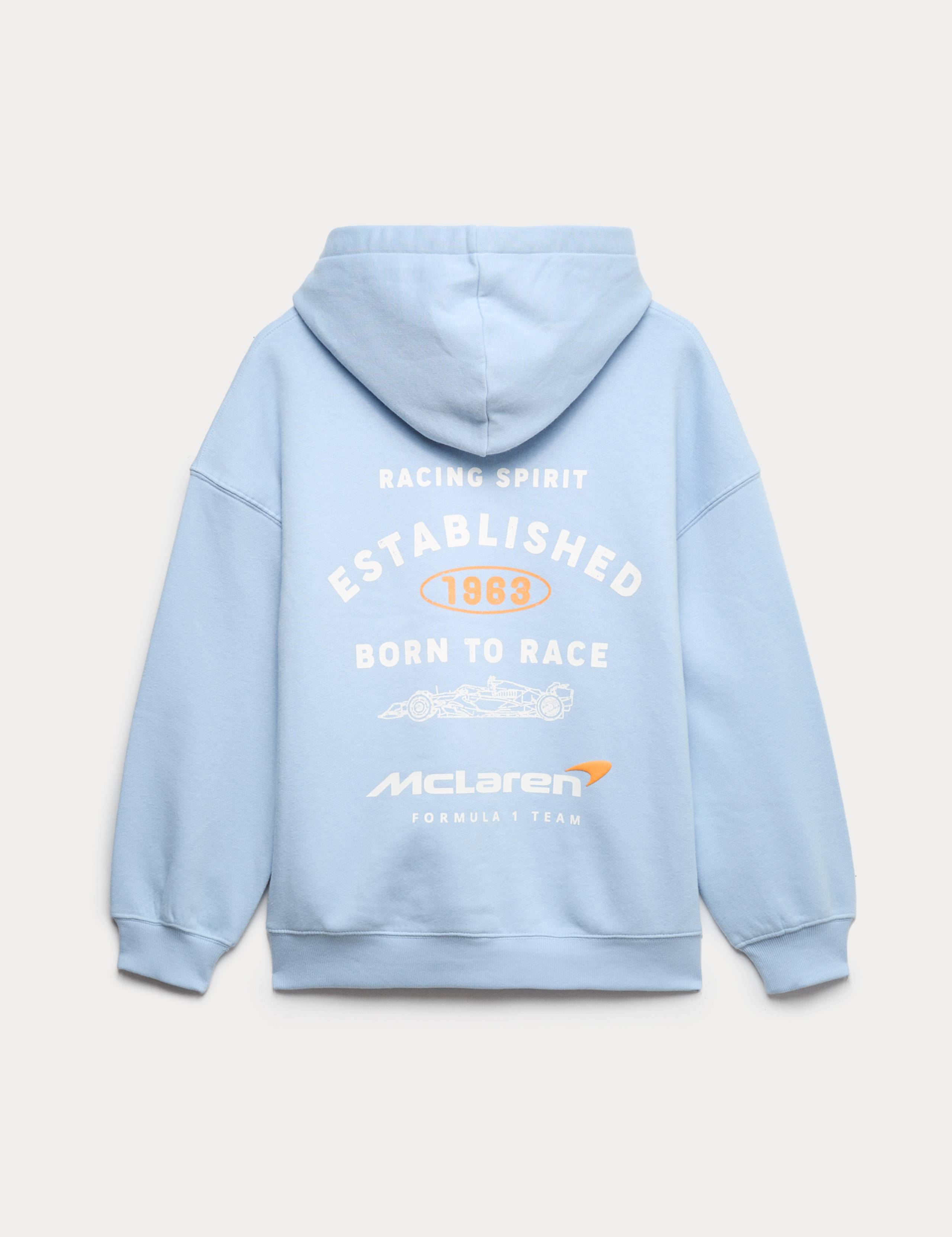 Cotton Rich McLaren™ Graphic Hoodie (6-16 Yrs) 2 of 2