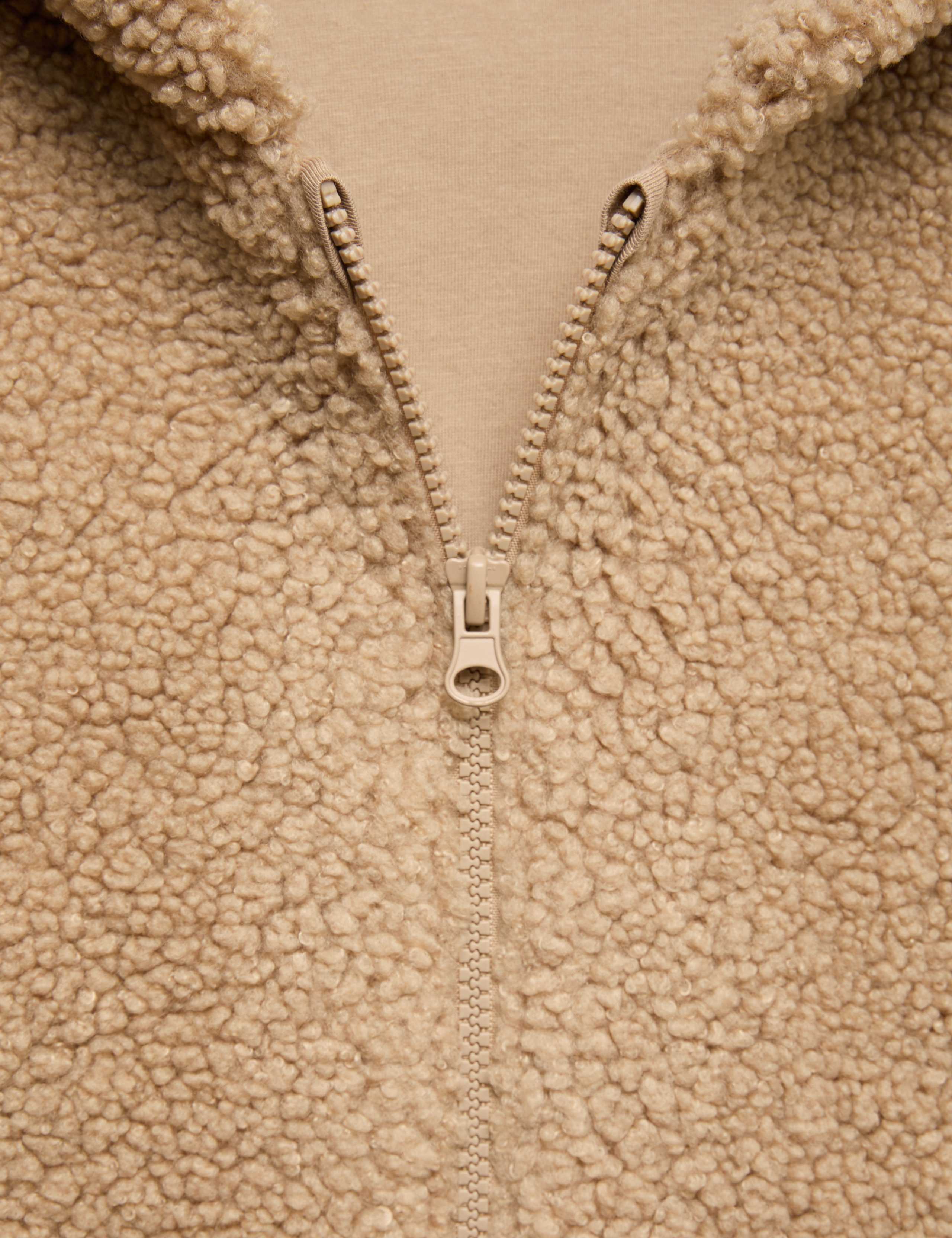 Borg Hooded Zip Jacket (6-16 Yrs) 8 of 8