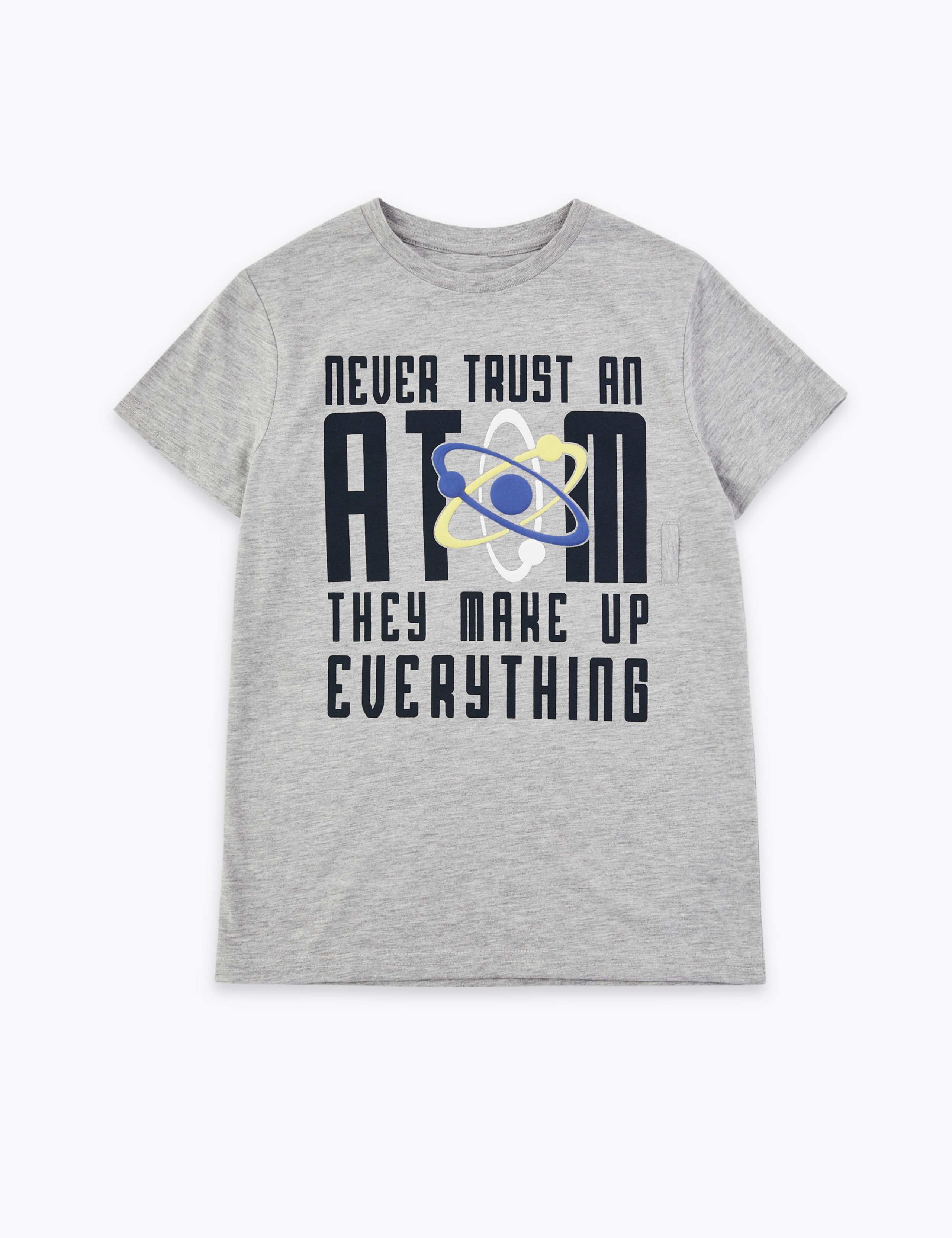 Adaptive Cotton Never Trust An Atom T-Shirt (1-16 Yrs) 1 of 2