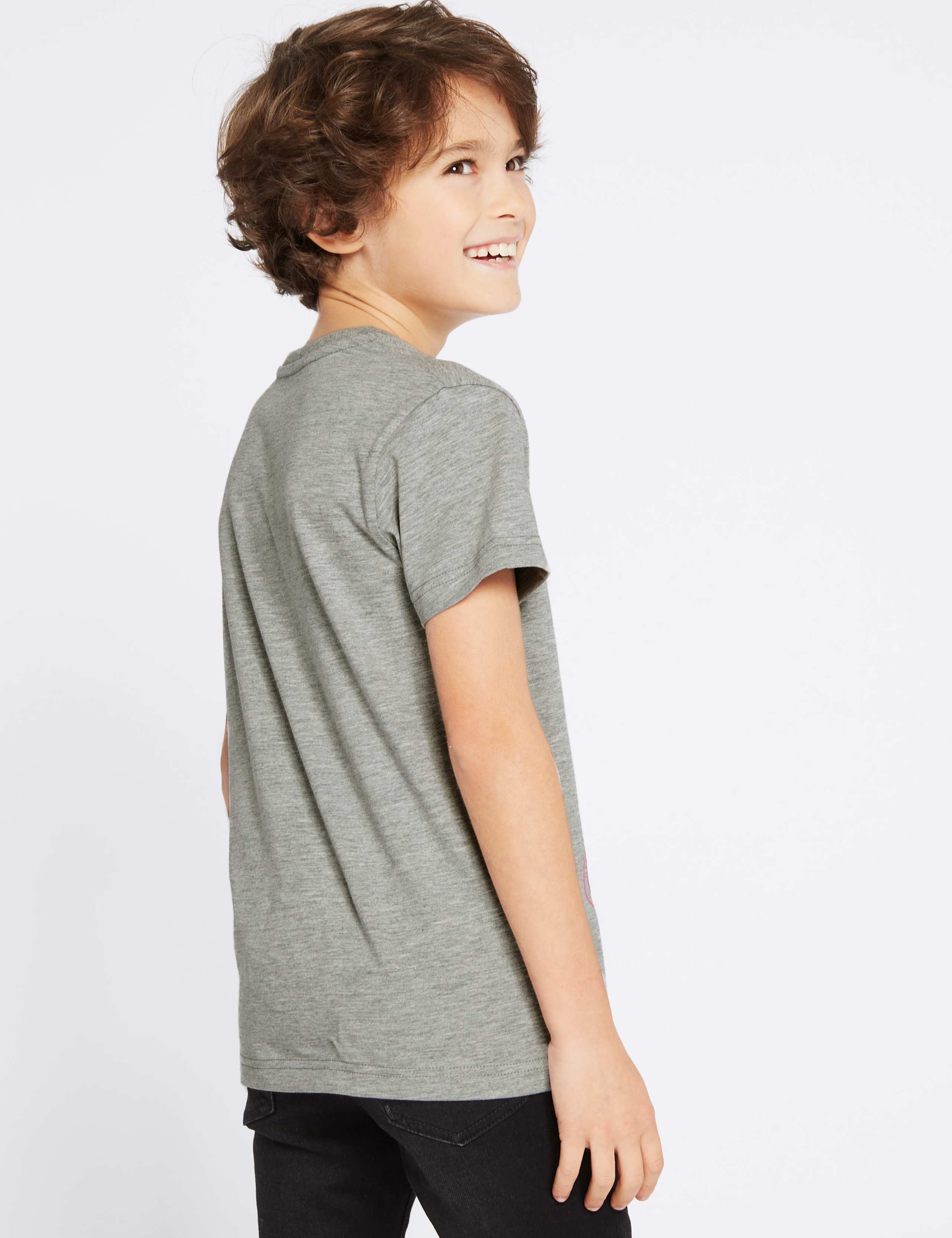 Cotton Rich Cartoon T-Shirt (3-16 Years) 3 of 3