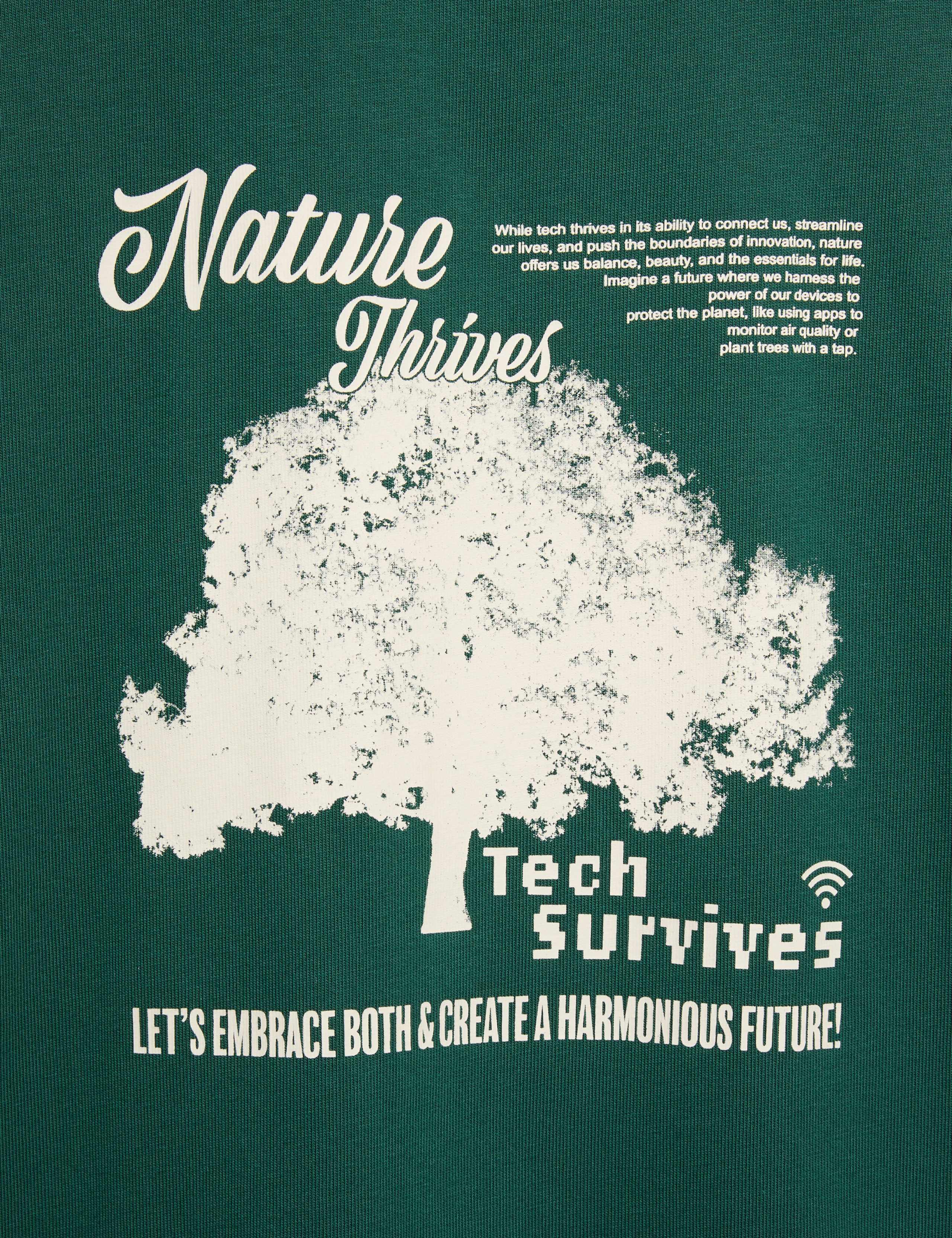 Pure Cotton Nature Thrives Graphic T-Shirt (6-16 Yrs) 4 of 4