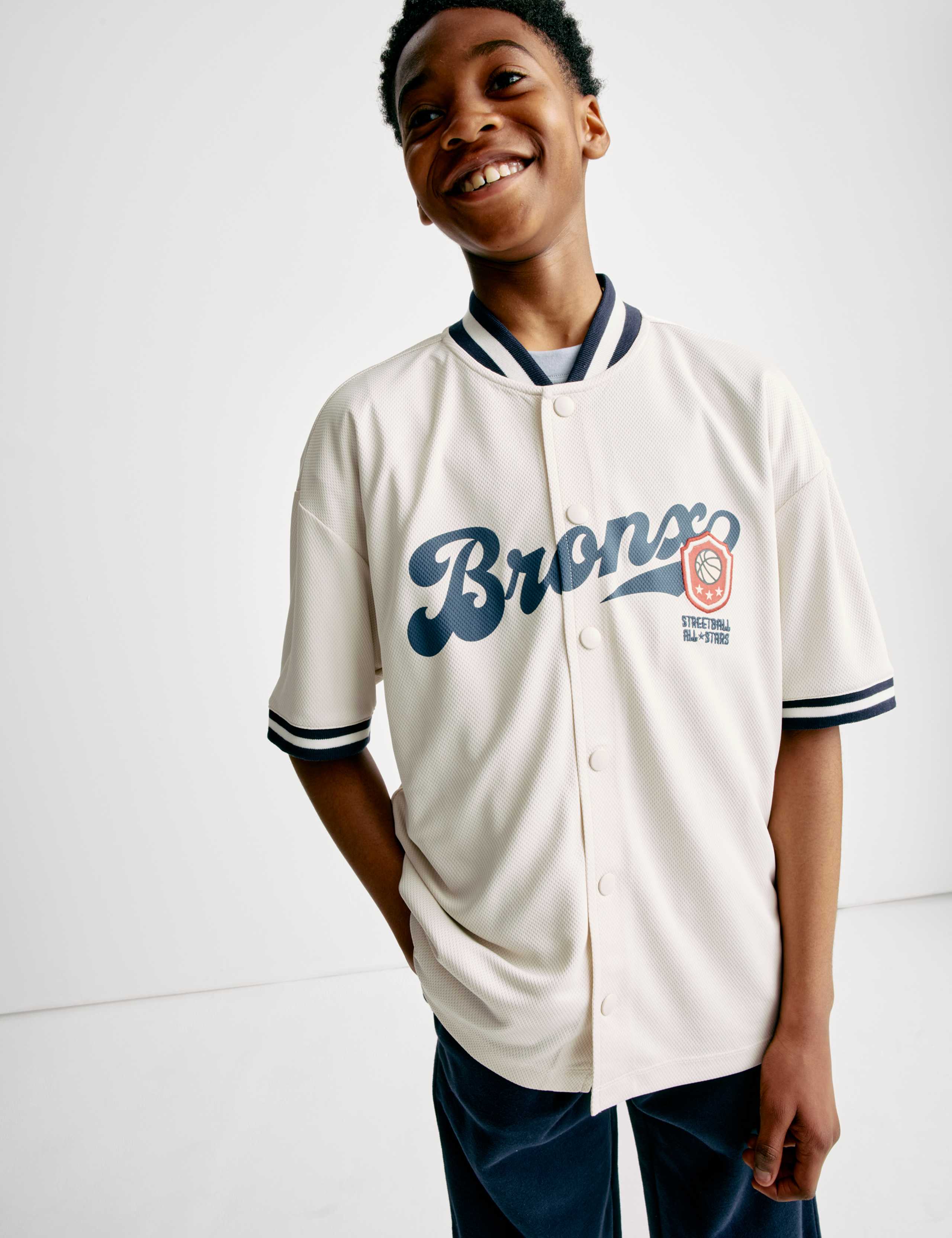 Graphic Baseball Shirt (6-16 Yrs) 1 of 7