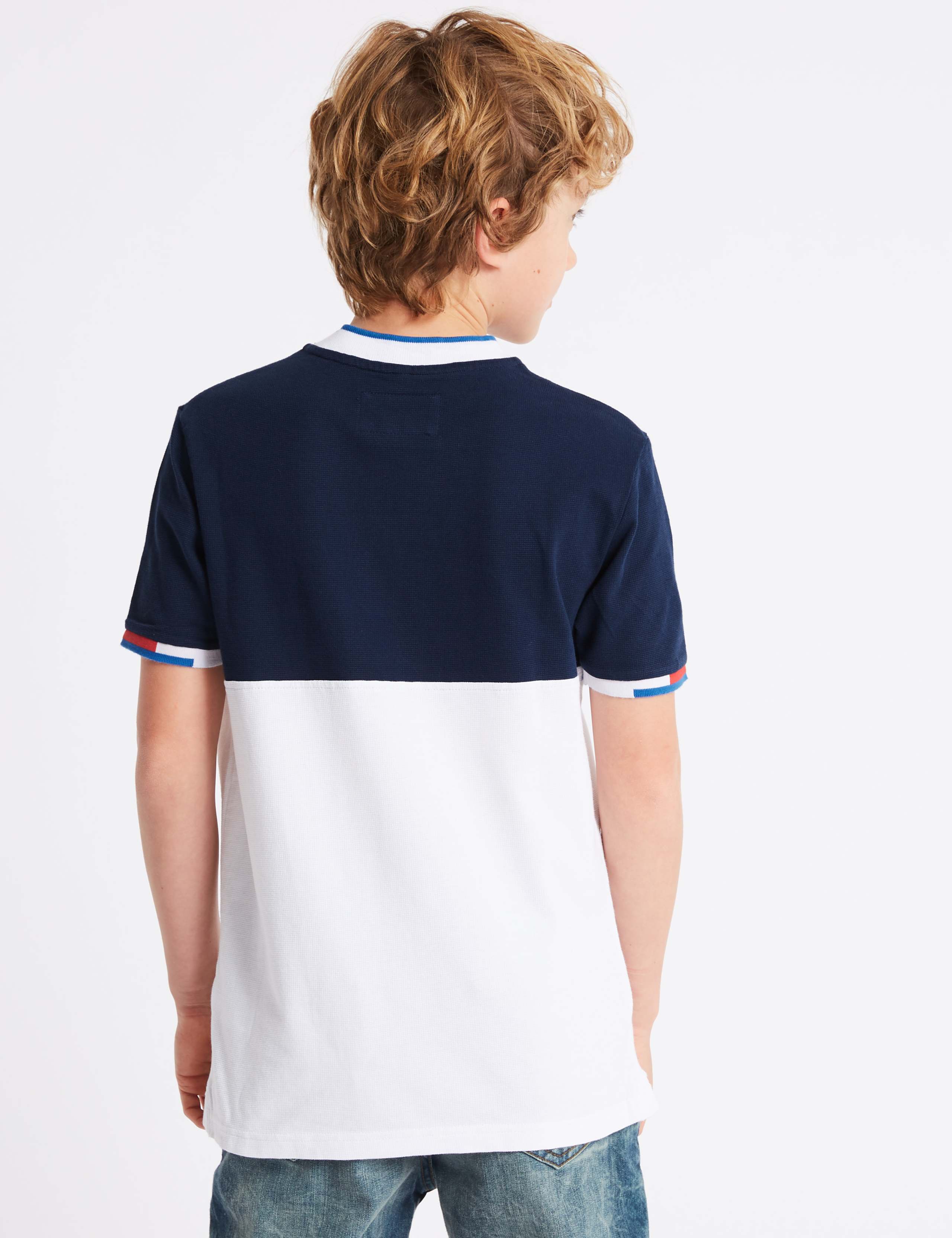 Pure Cotton Polo Shirt (3-16 Years) 2 of 5