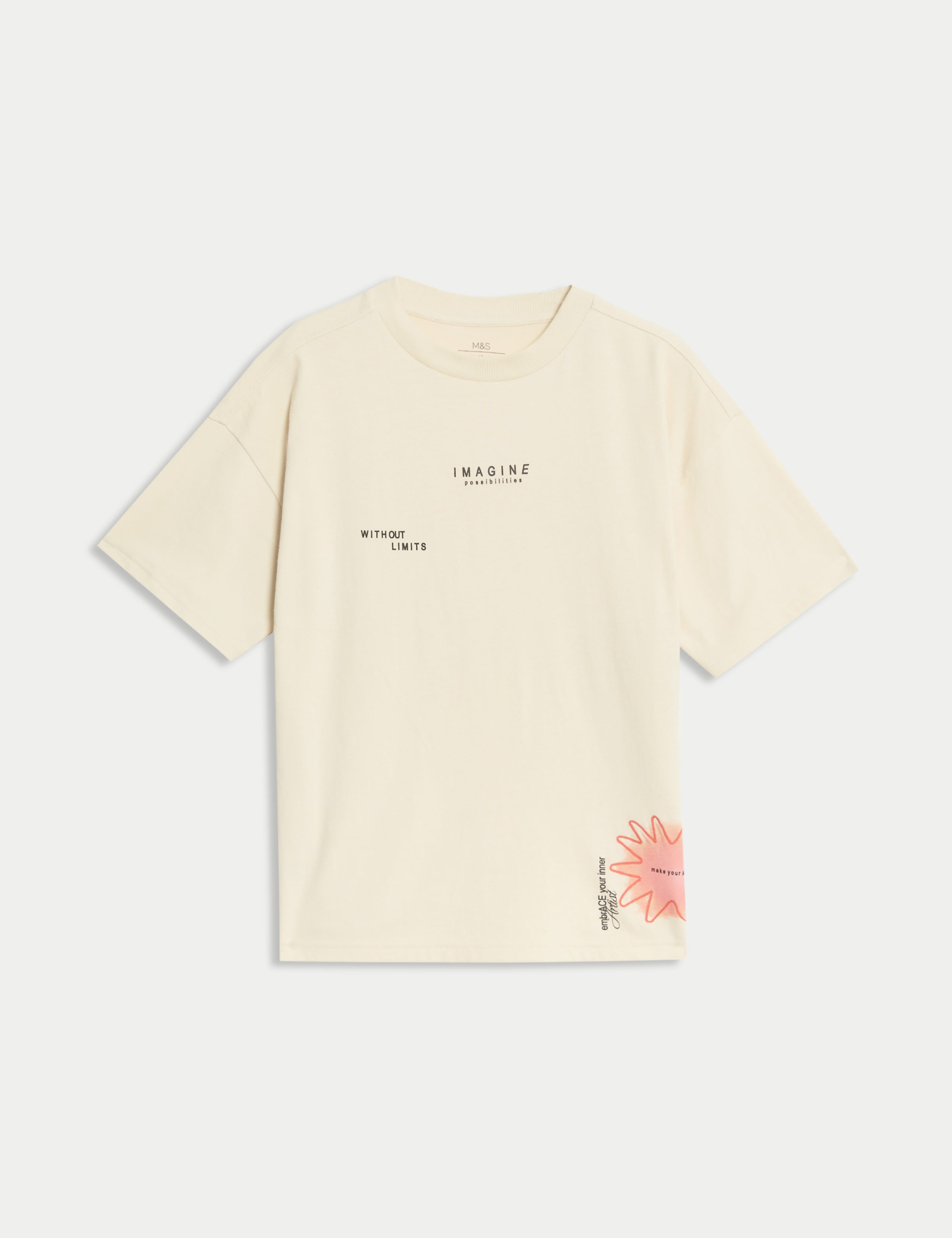 Pure Cotton Graphic T-Shirt (2-16 Yrs) 2 of 5