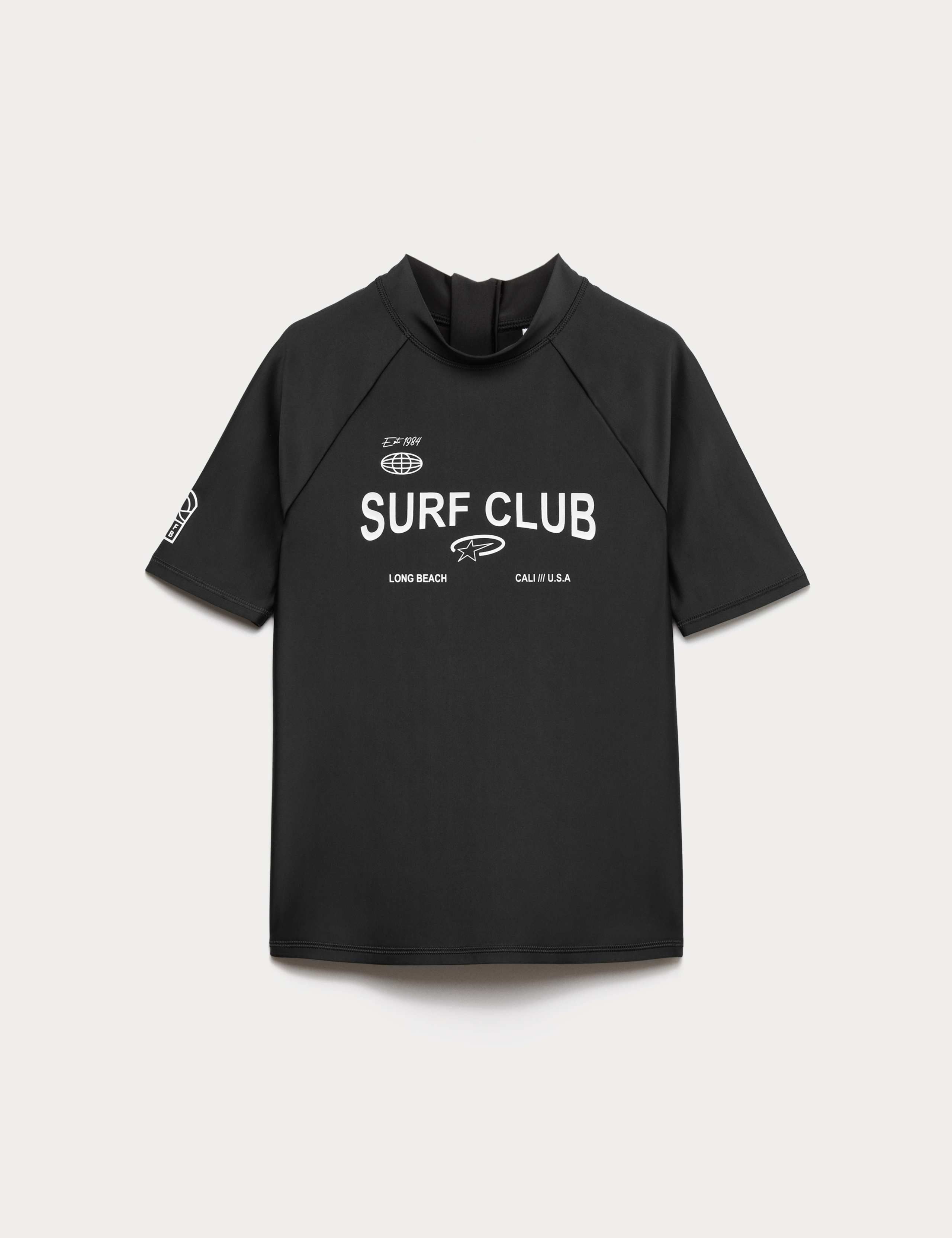 Surf Club' Slogan Rash Vest (6-16 Yrs) 1 of 2