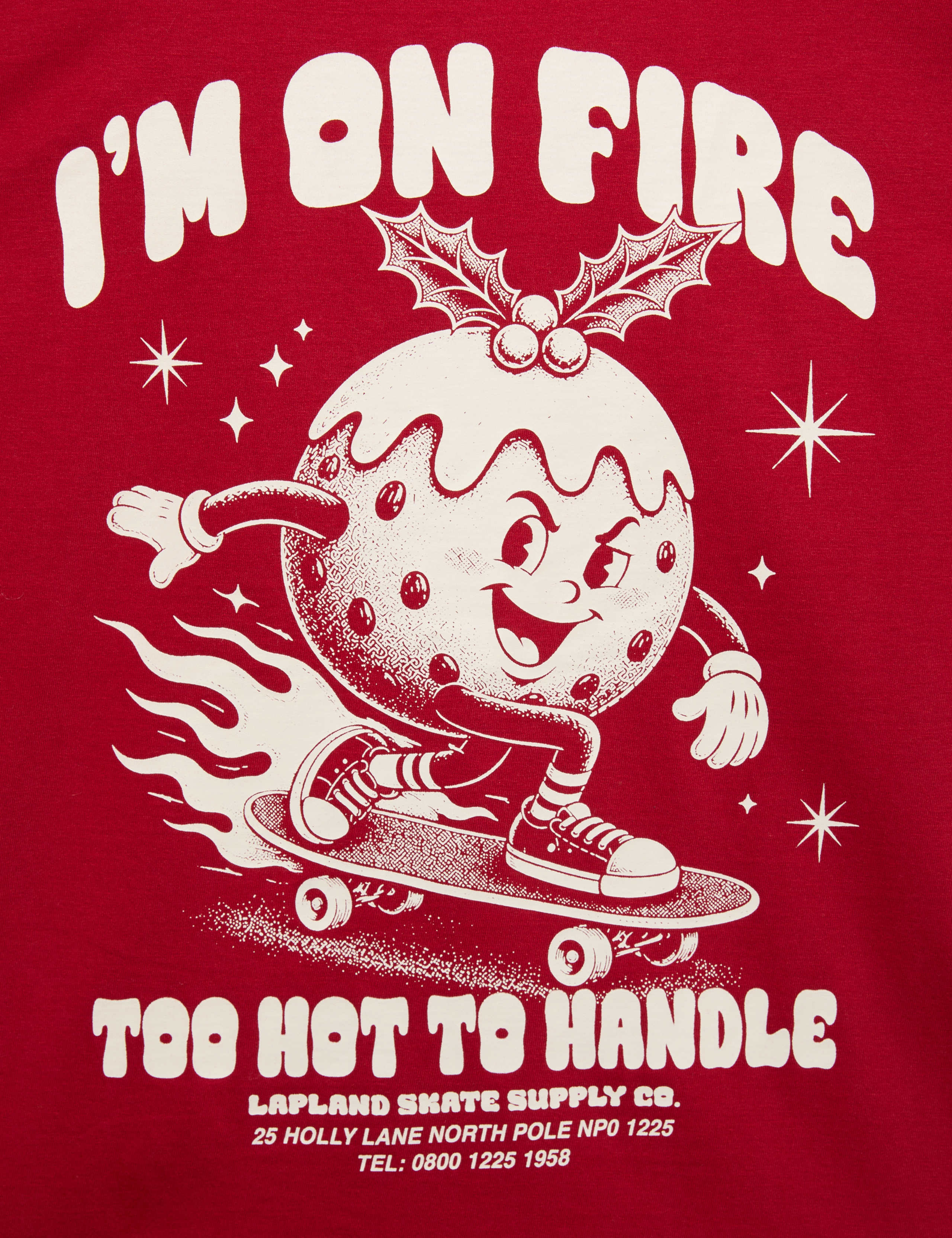 Pure Cotton Christmas Graphic T-Shirt 2 of 2
