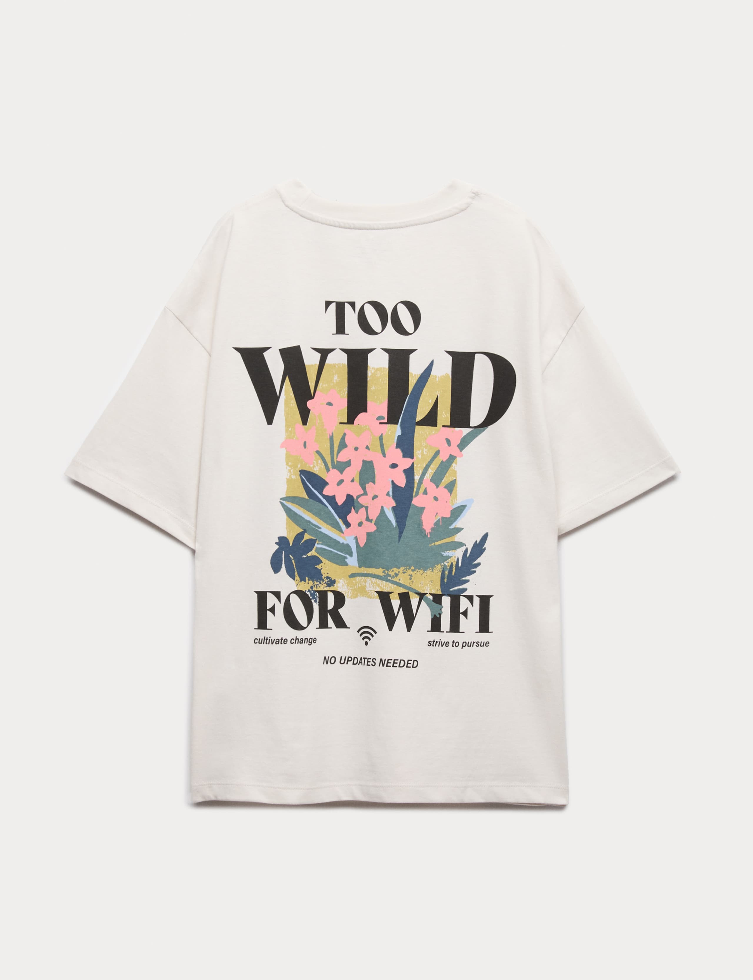 Pure Cotton Back Graphic T-Shirt (6-16 Yrs) 6 of 6