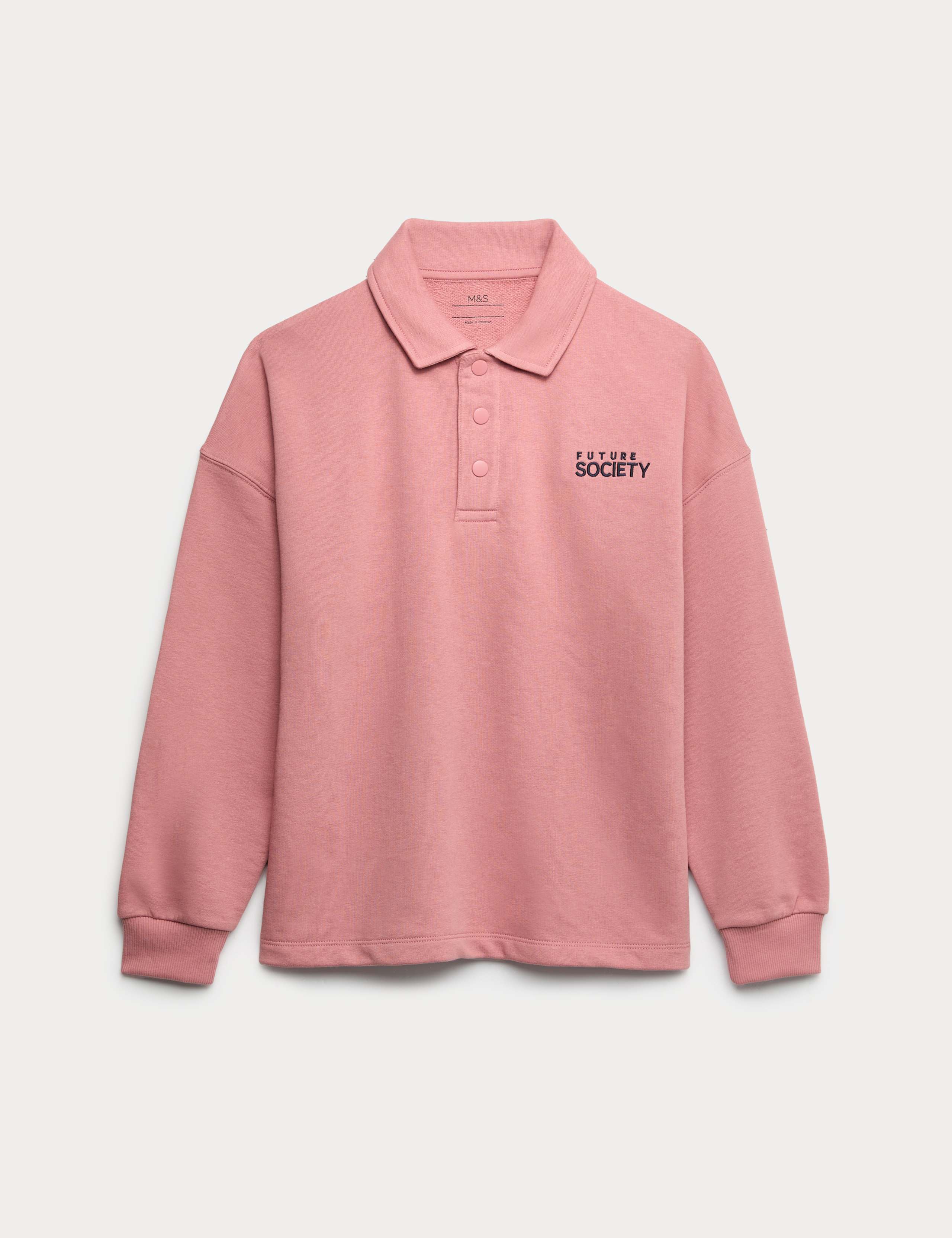 Cotton Rich Rugby Shirt (6-16 Yrs) 2 of 7