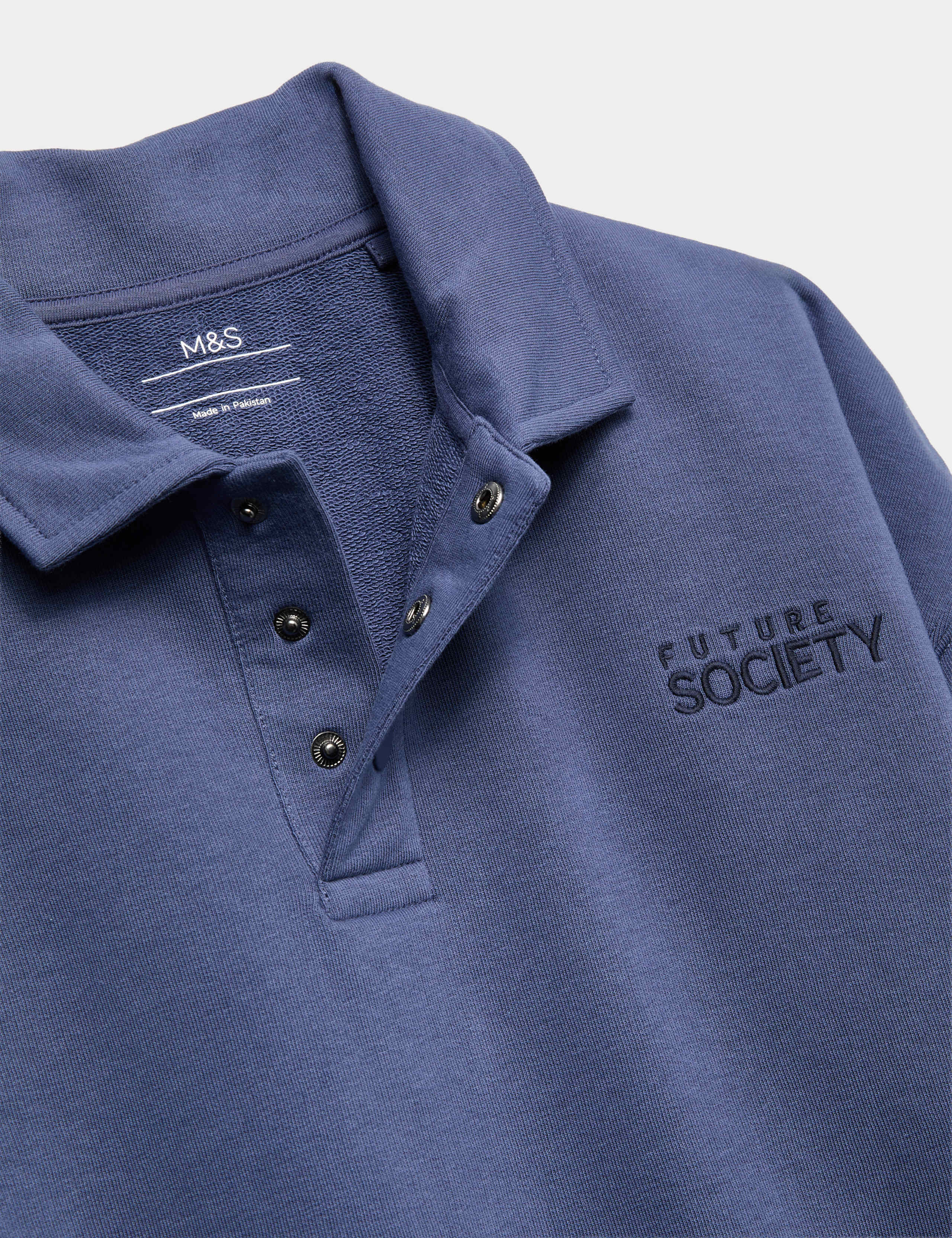 Cotton Rich Rugby Shirt (6-16 Years) 2 of 2