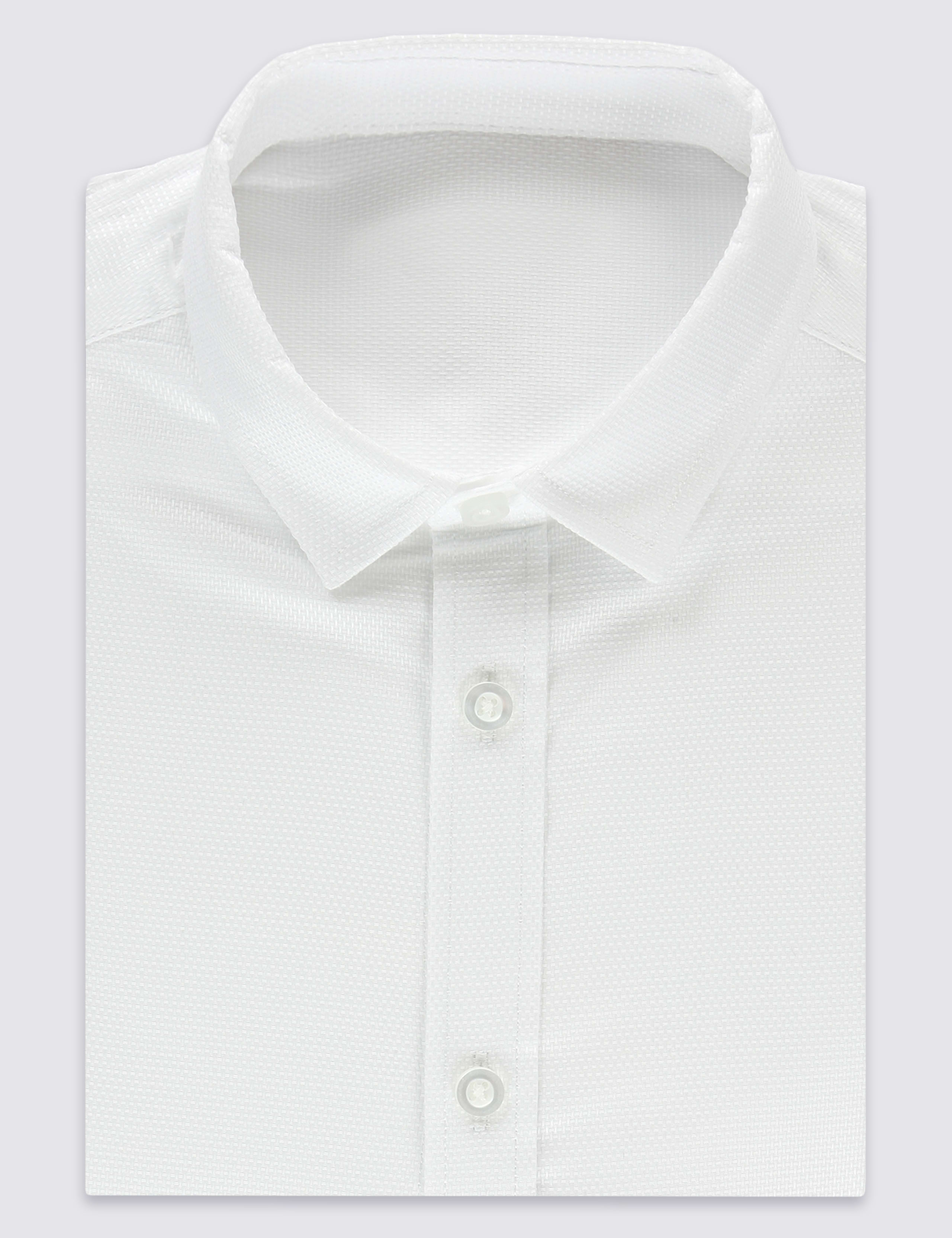 Pure Cotton Textured Shirt (3-14 Years) 2 of 6