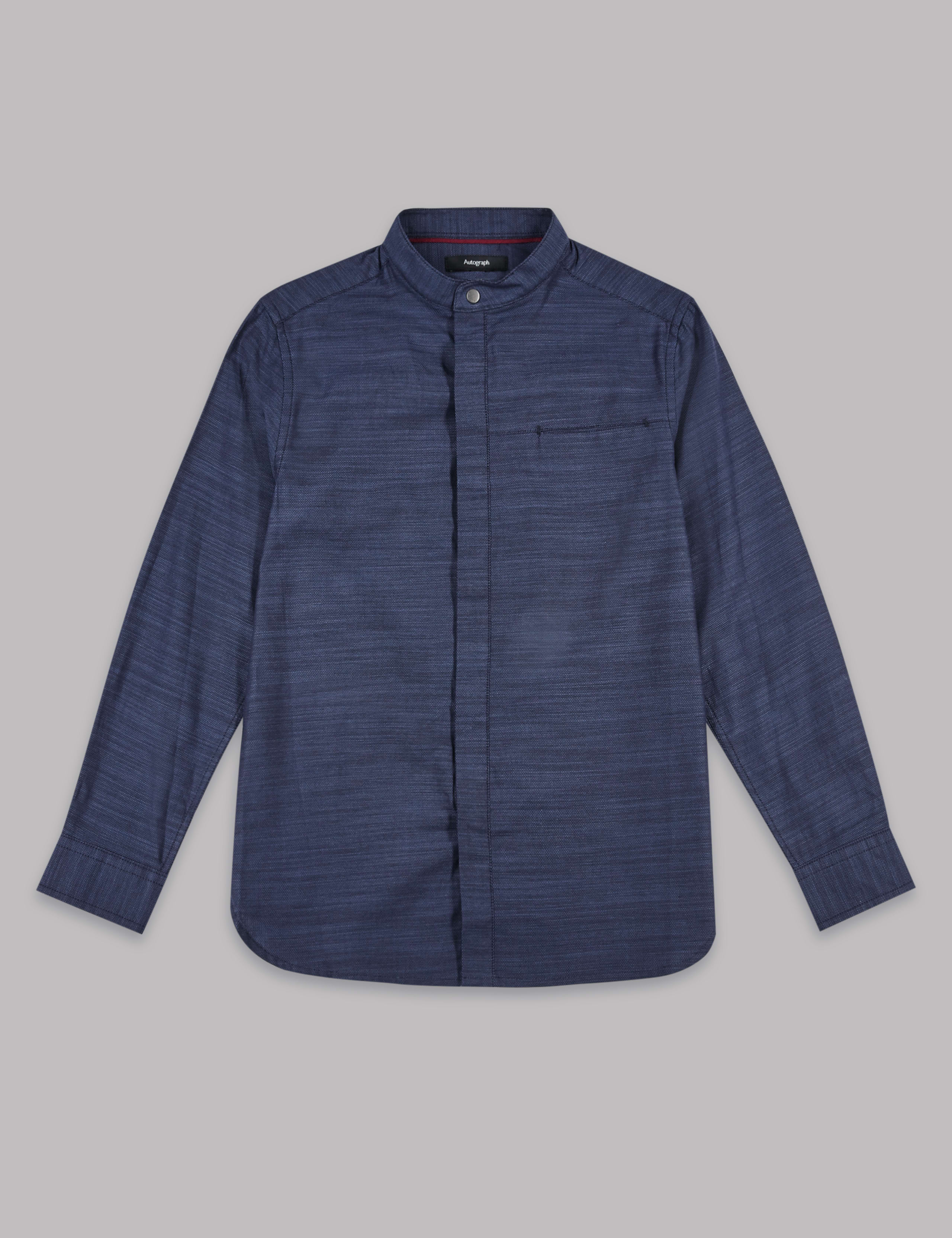 Pure Cotton Textured Shirt (3-14 Years) 2 of 6