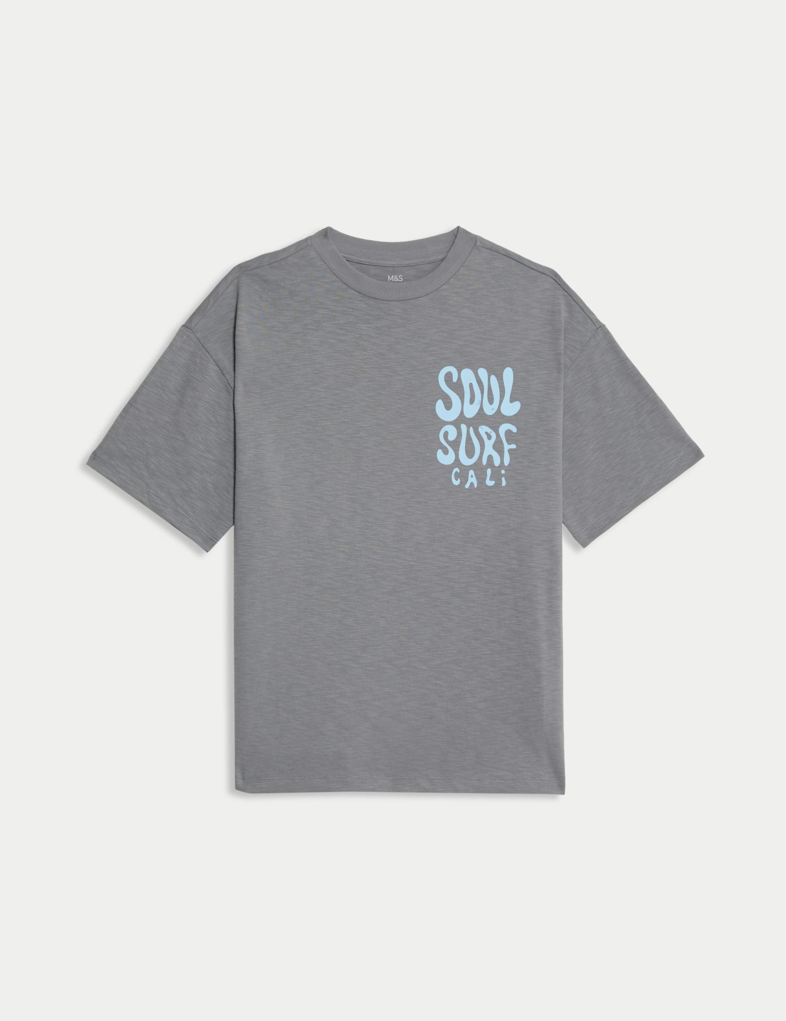 Pure Cotton Graphic T-Shirt (2-16 Yrs) 2 of 5