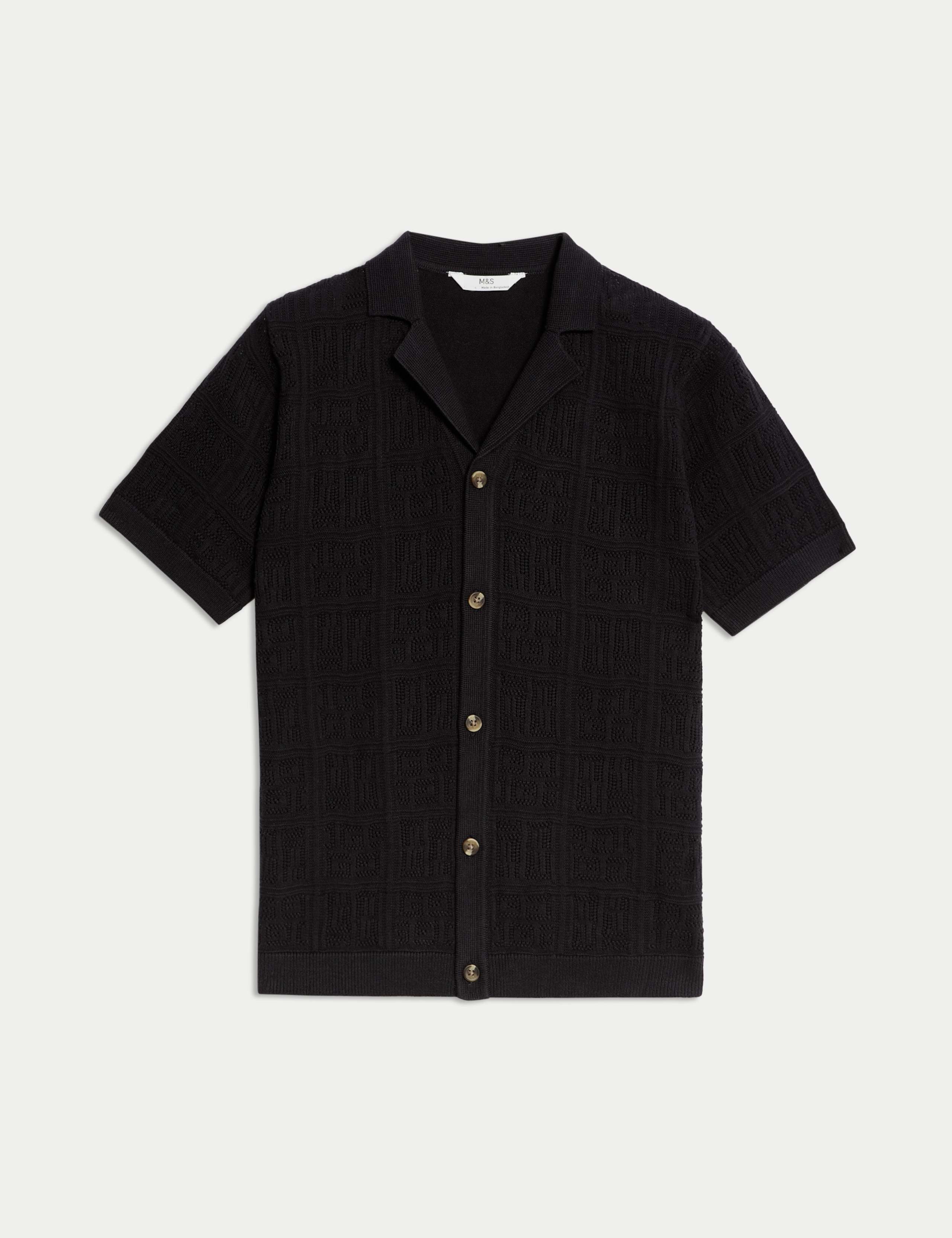 Pure Cotton Fine Knitted Shirt (6-16 Yrs) 2 of 4
