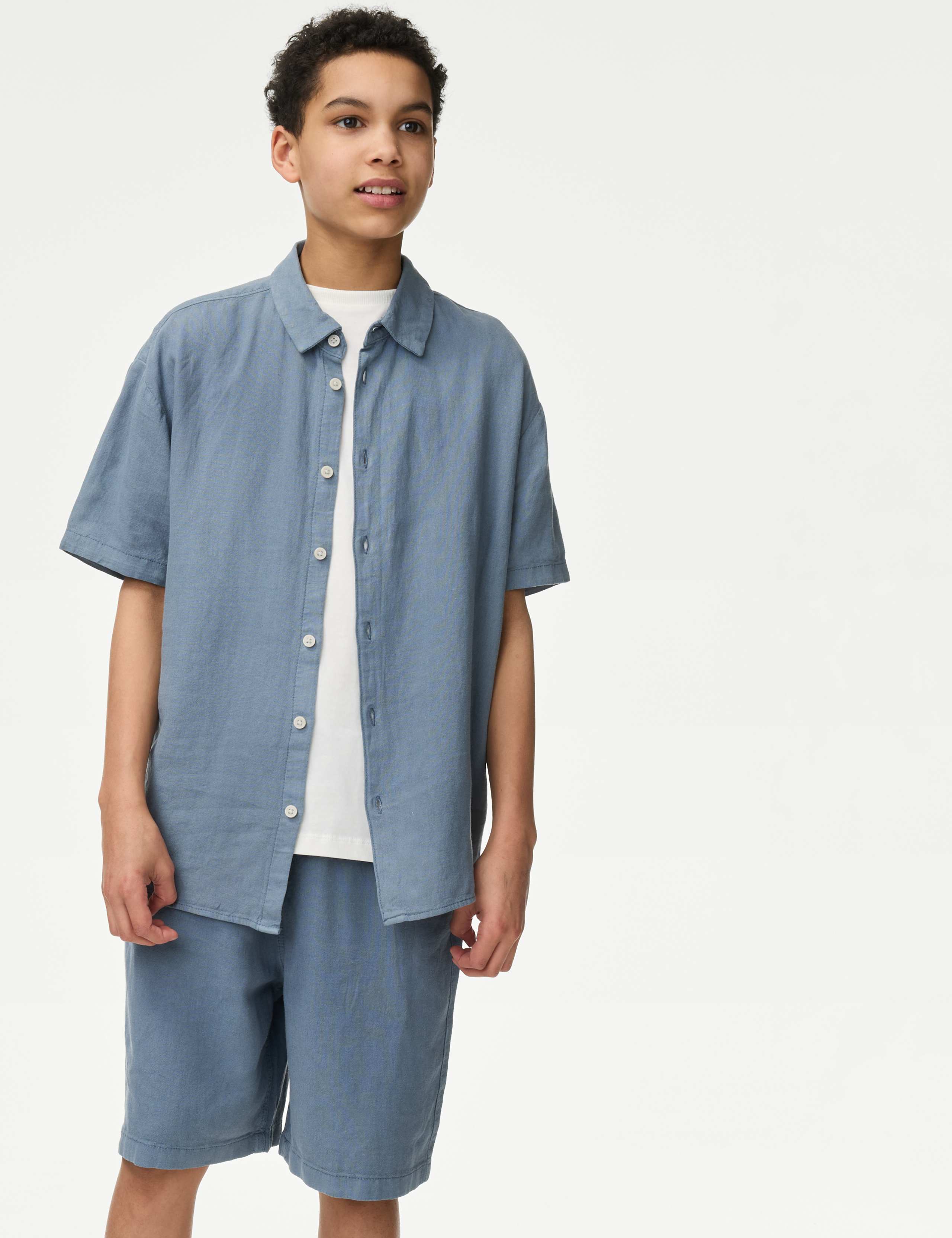 Linen Rich Shirt (2-16 Yrs) 3 of 4