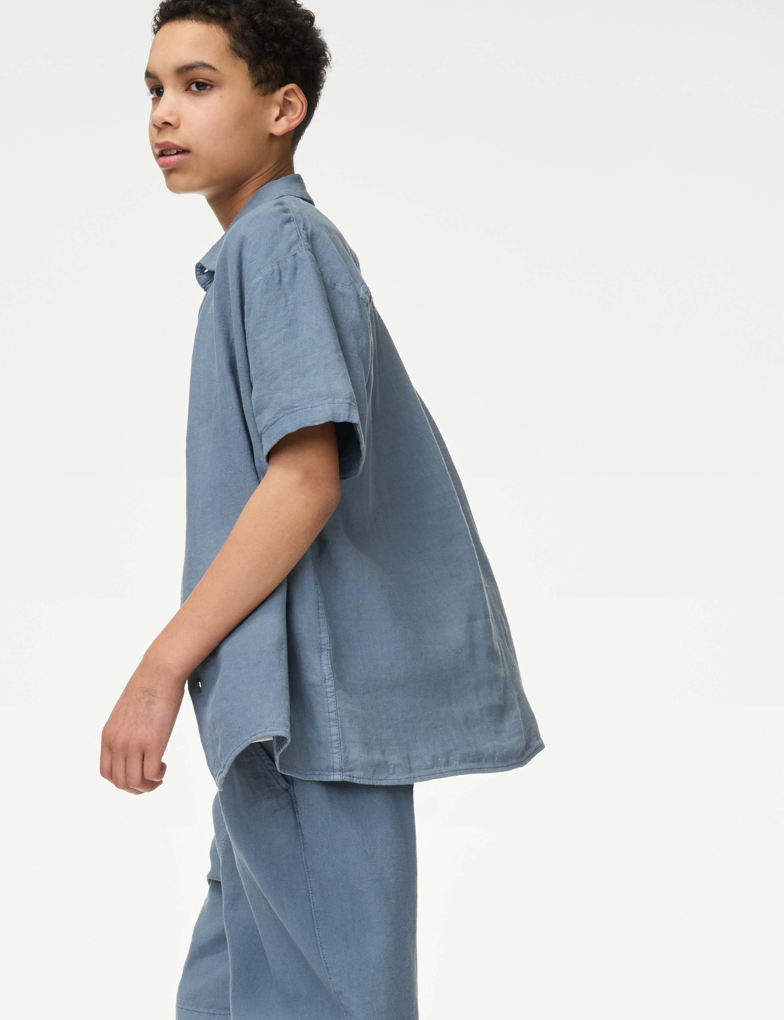 Linen Rich Shirt (2-16 Yrs) 4 of 4