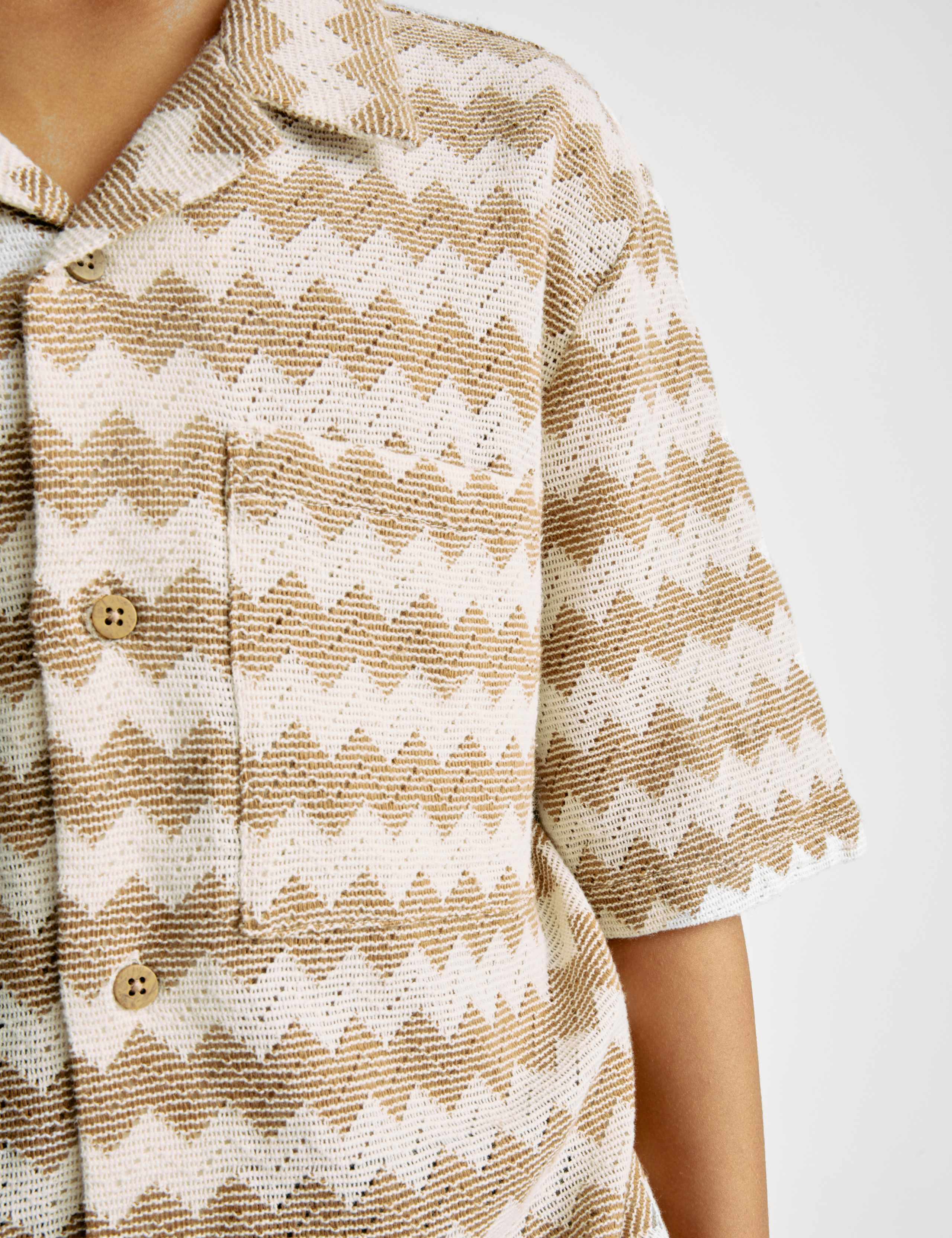 Cotton Rich Chevron Shirt (6-16 Yrs) 5 of 7