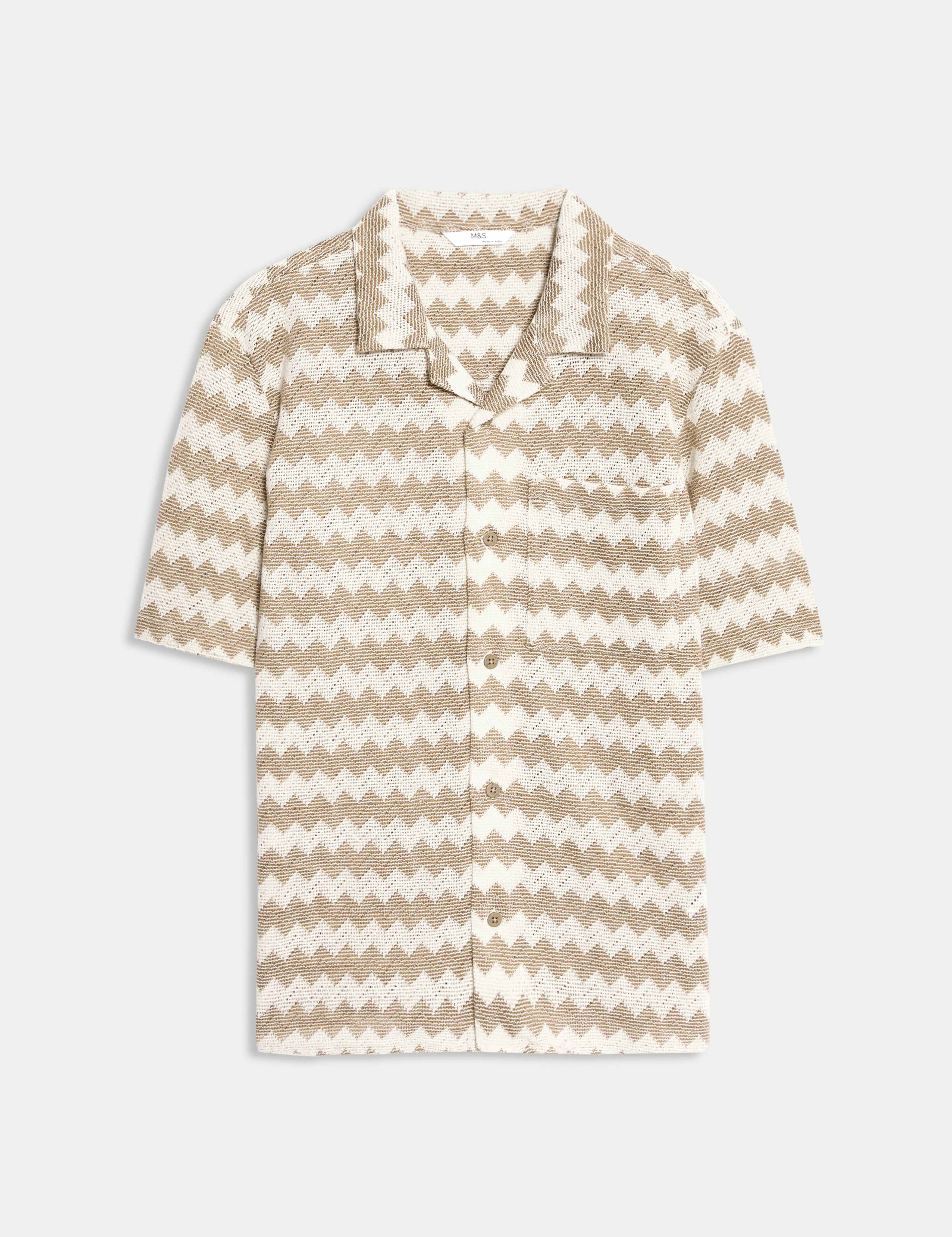 Cotton Rich Chevron Shirt (6-16 Yrs) 2 of 7