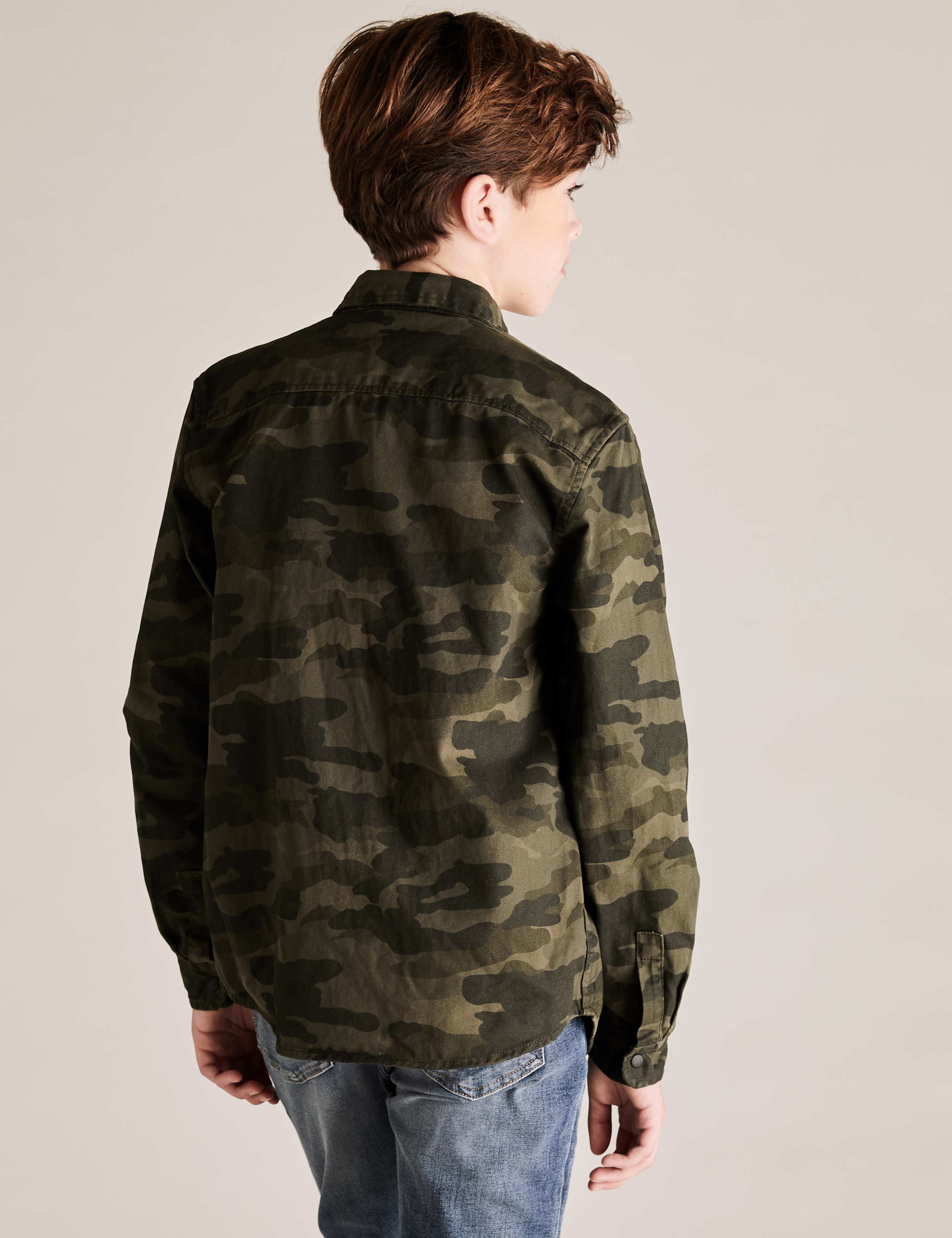 Pure Cotton Camo Shirt and T-Shirt (6-14 Yrs) 4 of 4