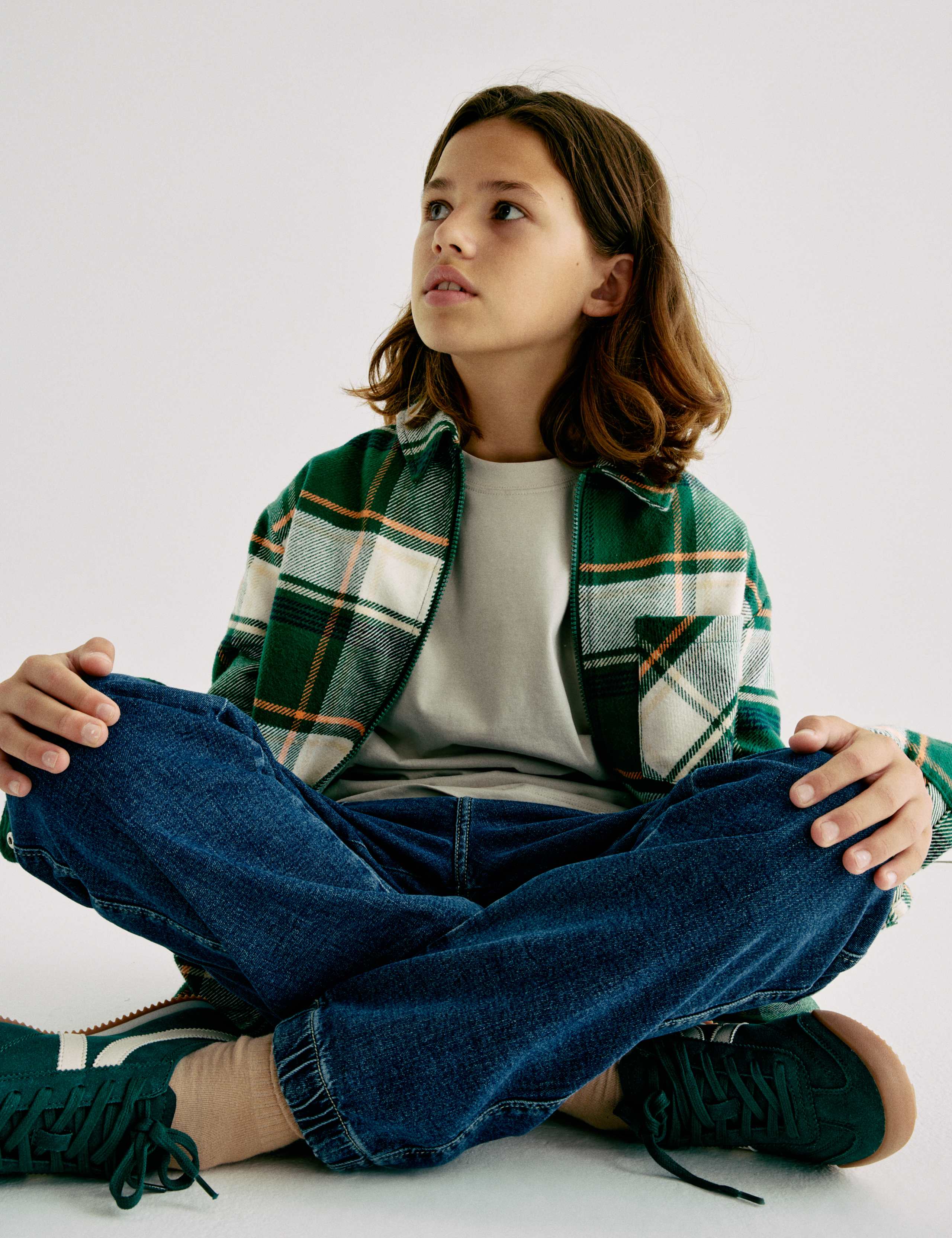 Pure Cotton Check Shirt (6-16 Yrs) 5 of 6