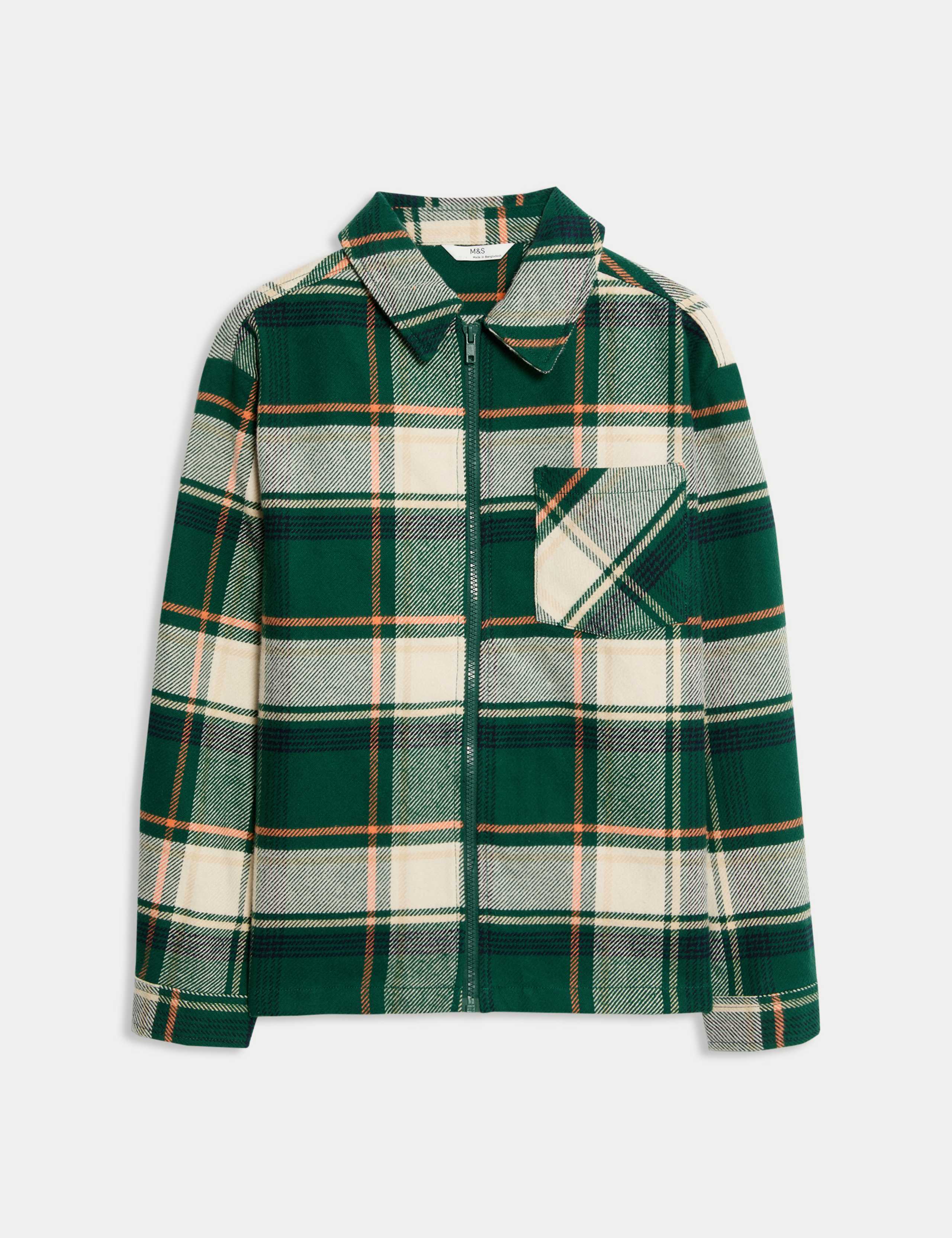 Pure Cotton Check Shirt (6-16 Yrs) 2 of 6