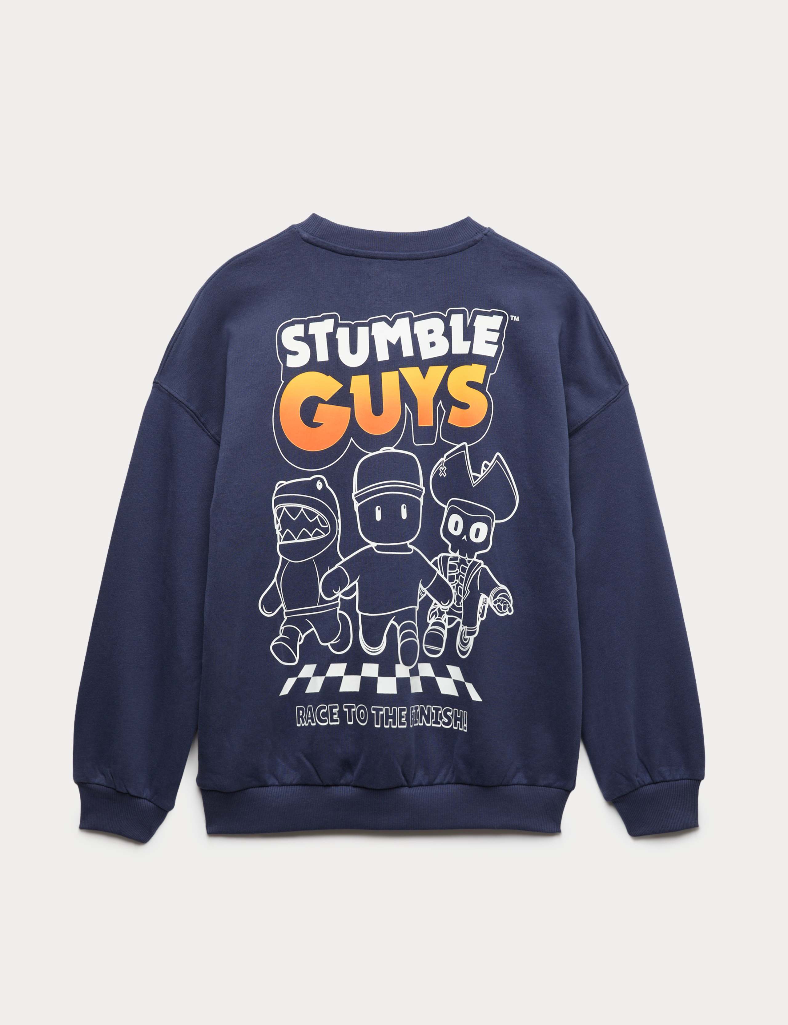 Cotton Rich Stumble Guys™ Graphic Sweatshirt (6-16 Yrs) 2 of 2