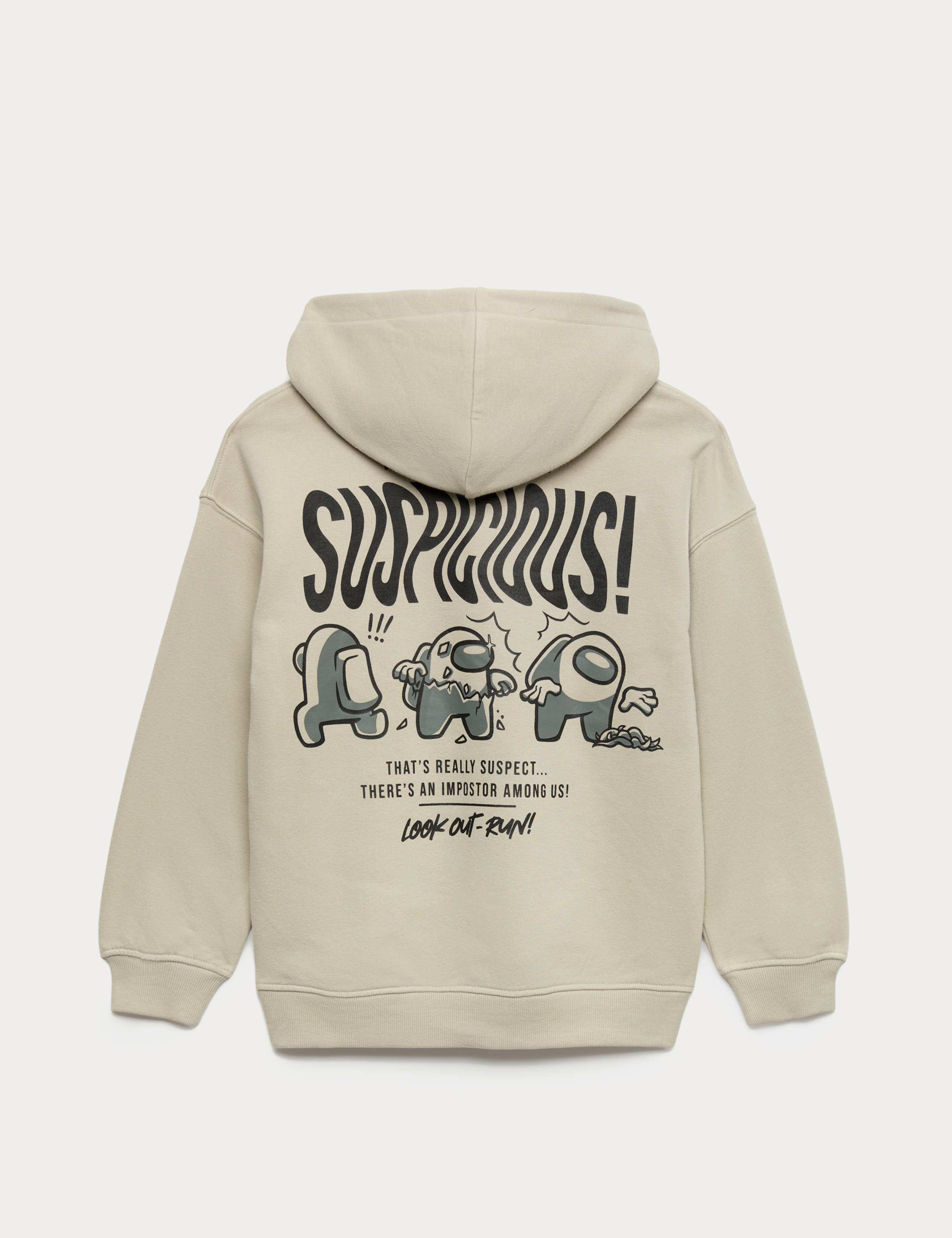 Cotton Rich Among Us™ Graphic Hoodie (6-16 Yrs) 3 of 3