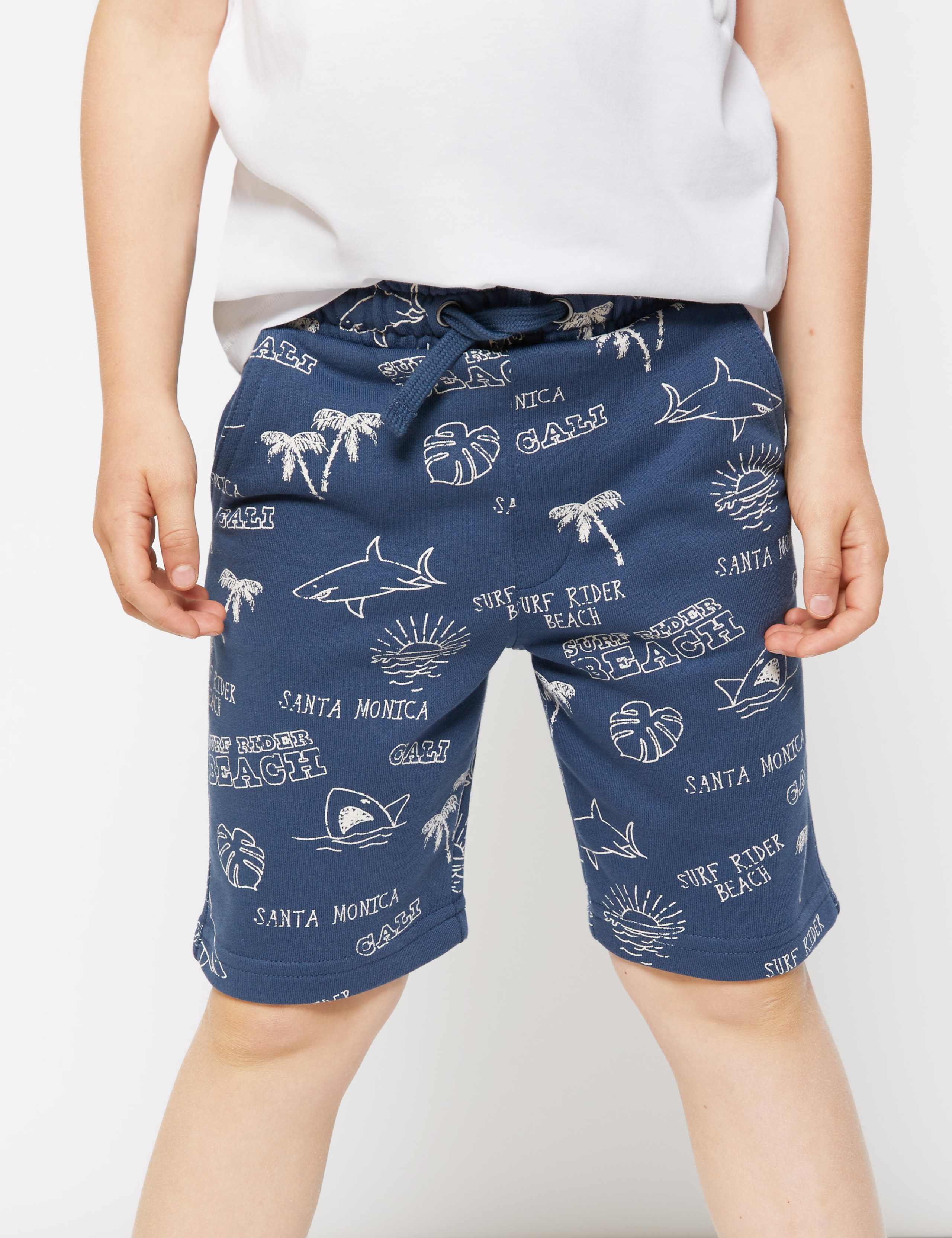 Cotton Beach Print Shorts (6-16 Yrs) 3 of 4