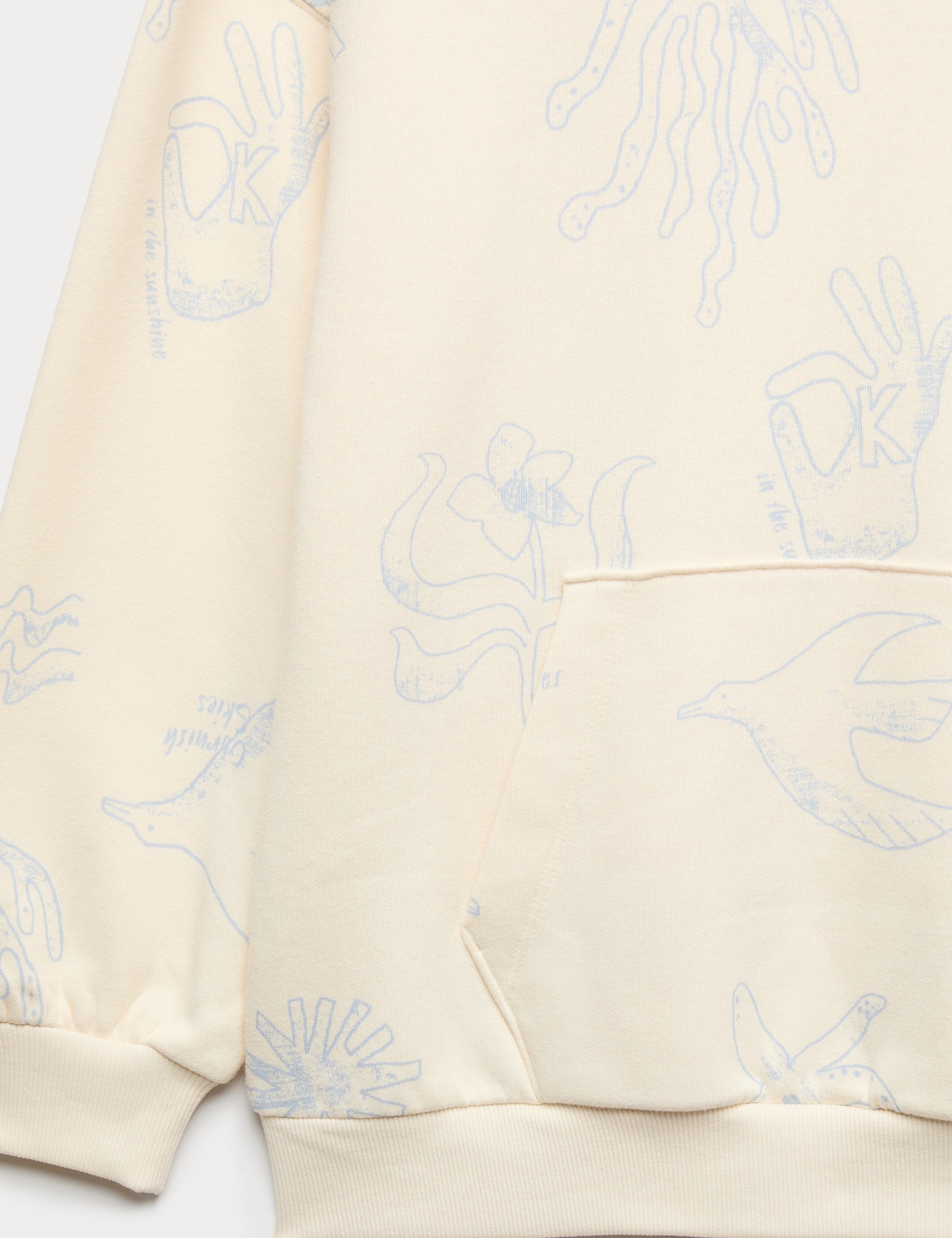 Cotton Rich Patterned Hoodie (6-16 Yrs) 7 of 7