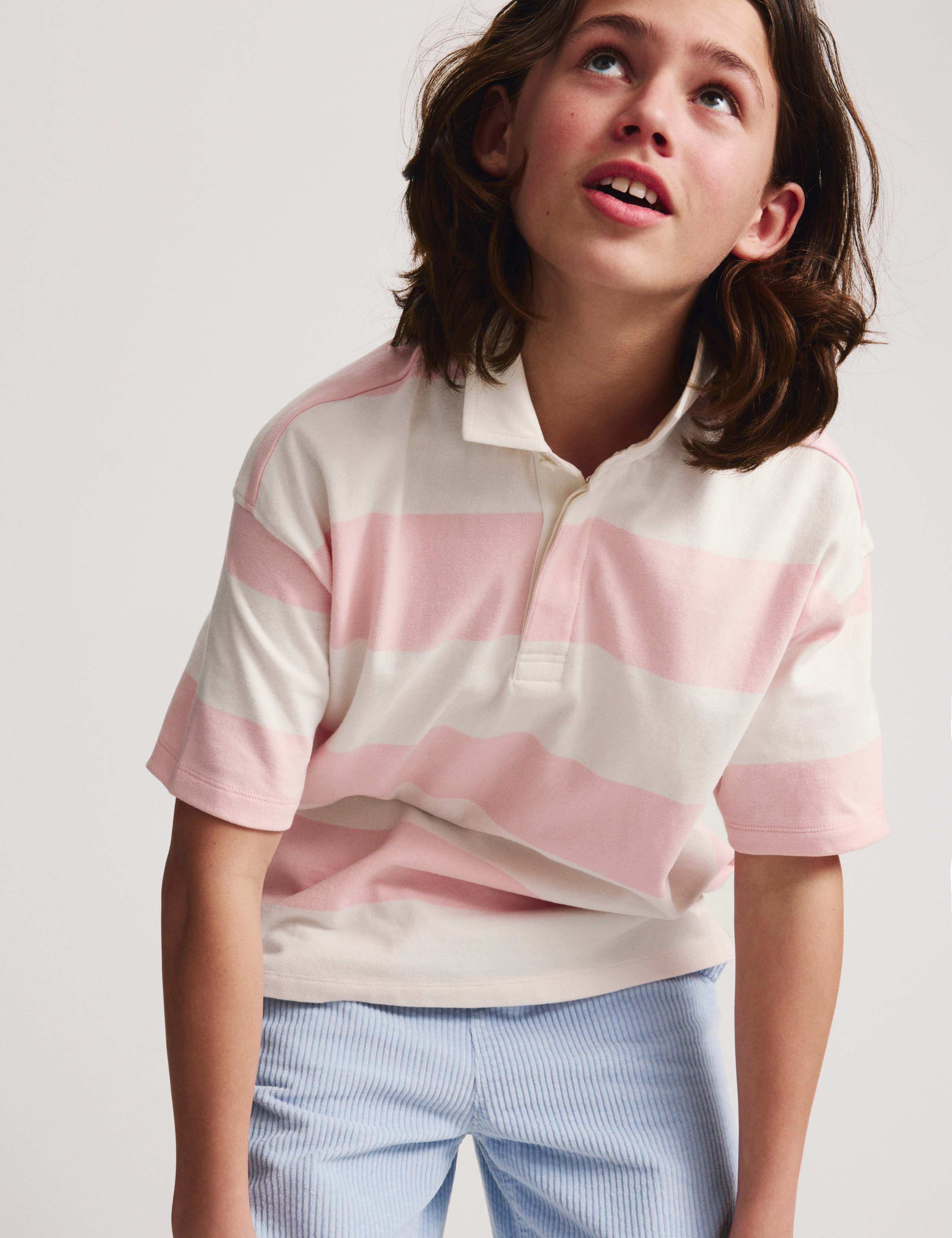 Pure Cotton Short Sleeve Rugby Shirt (6-16 Yrs) 6 of 7