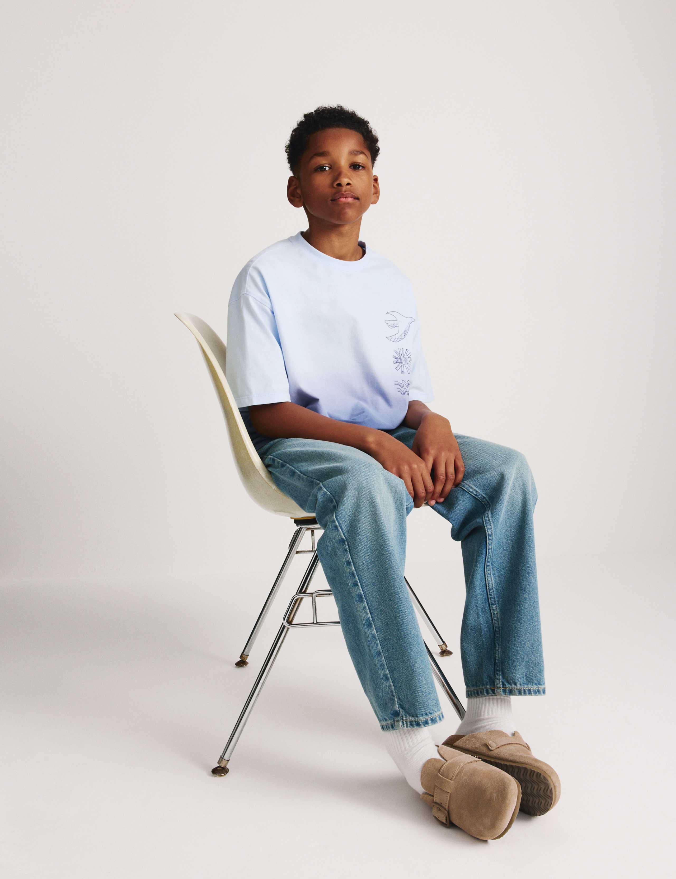 Pure Cotton Ombre Graphic T-Shirt (6-16 Yrs) 7 of 7