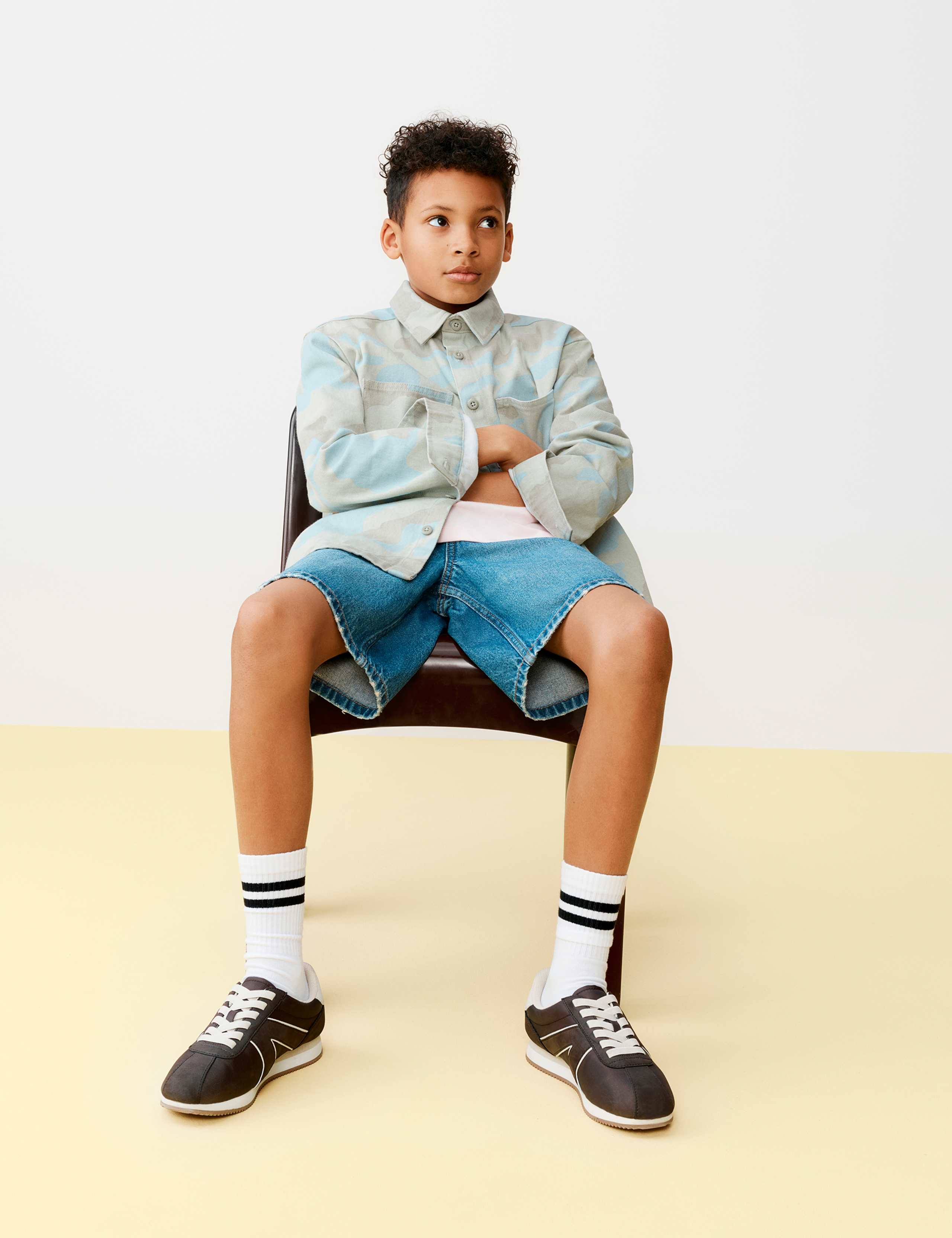 Pure Cotton Denim Camouflage Shirt (6-16 Yrs) 3 of 3