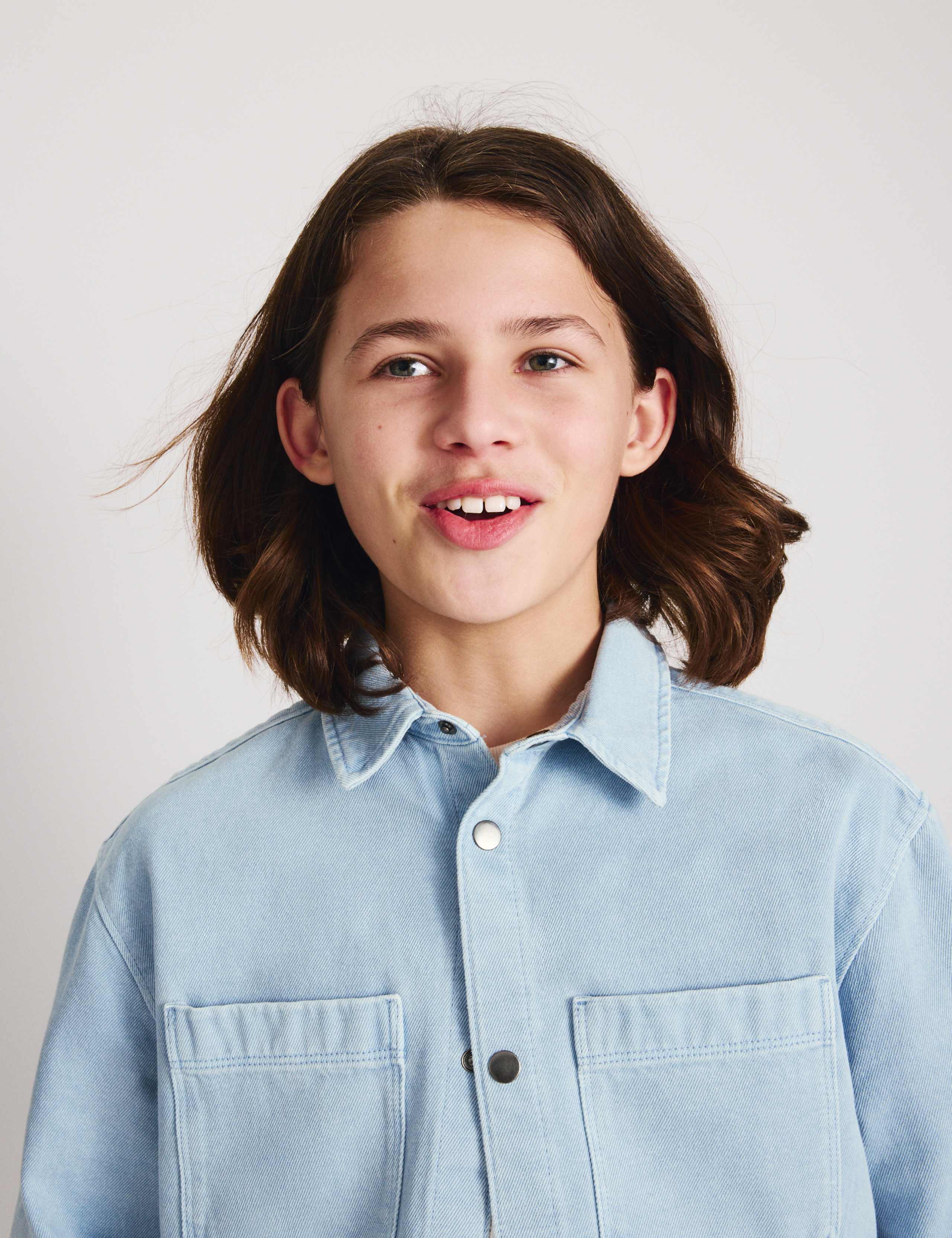 Pure Cotton Denim Shirt (6-16 Yrs) 3 of 8