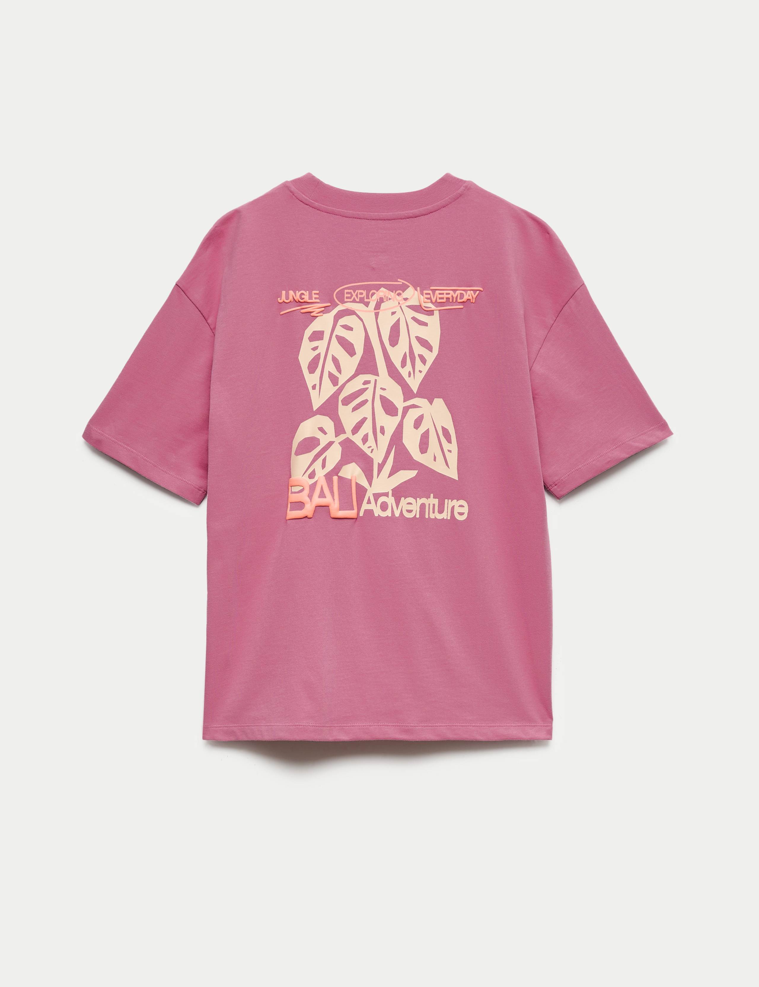 Pure Cotton Bali Adventure Graphic T-Shirt (6-16 Yrs) 2 of 2