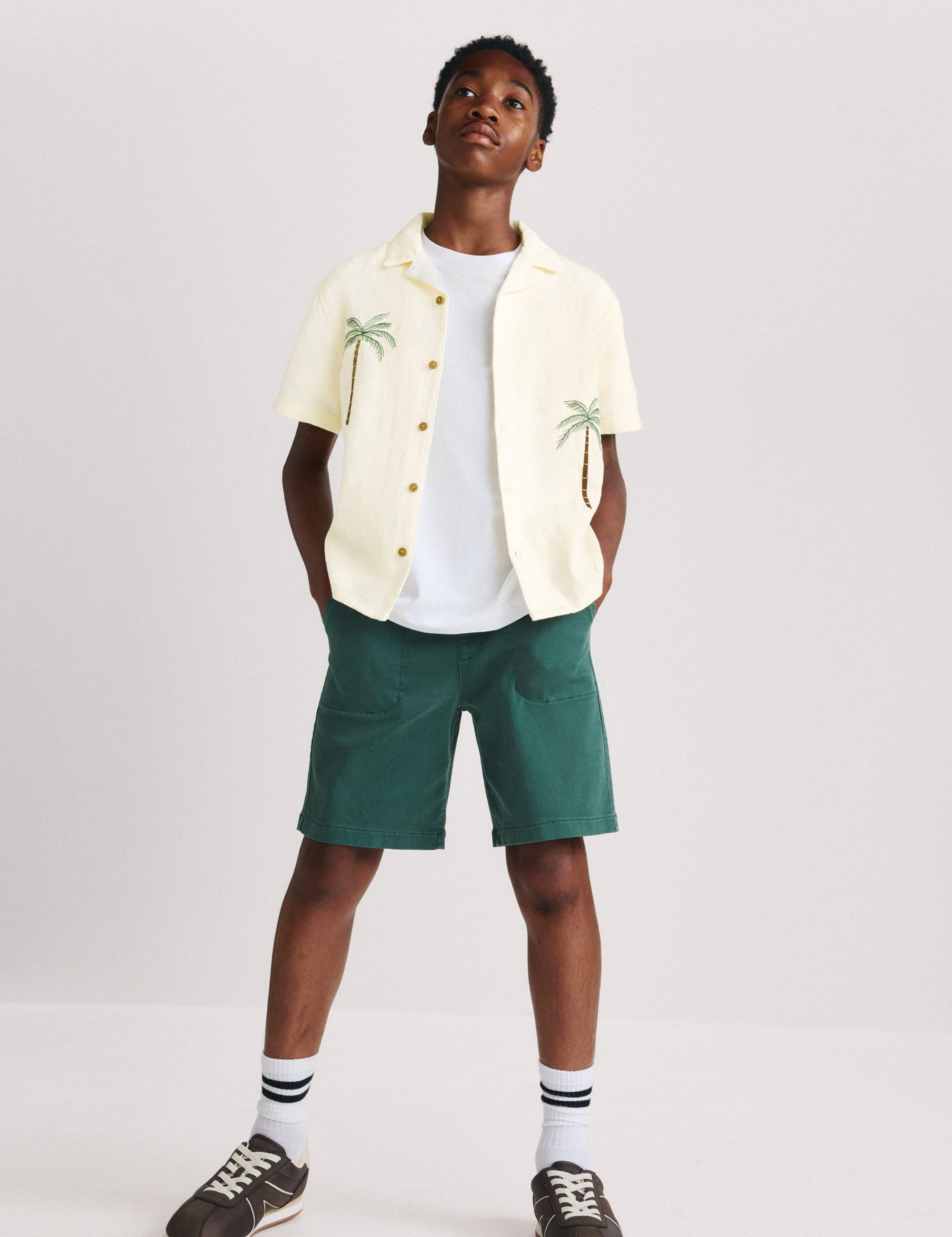 Pure Cotton Textured Shirt (6-16 Yrs) 3 of 7